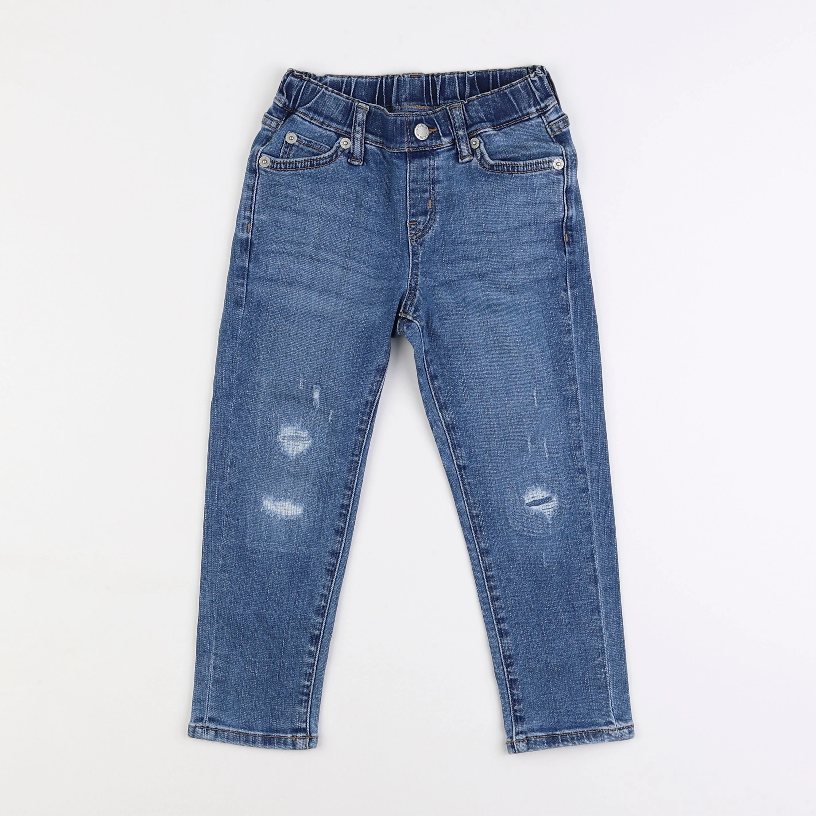 Uniqlo - jean bleu - 3/4 ans