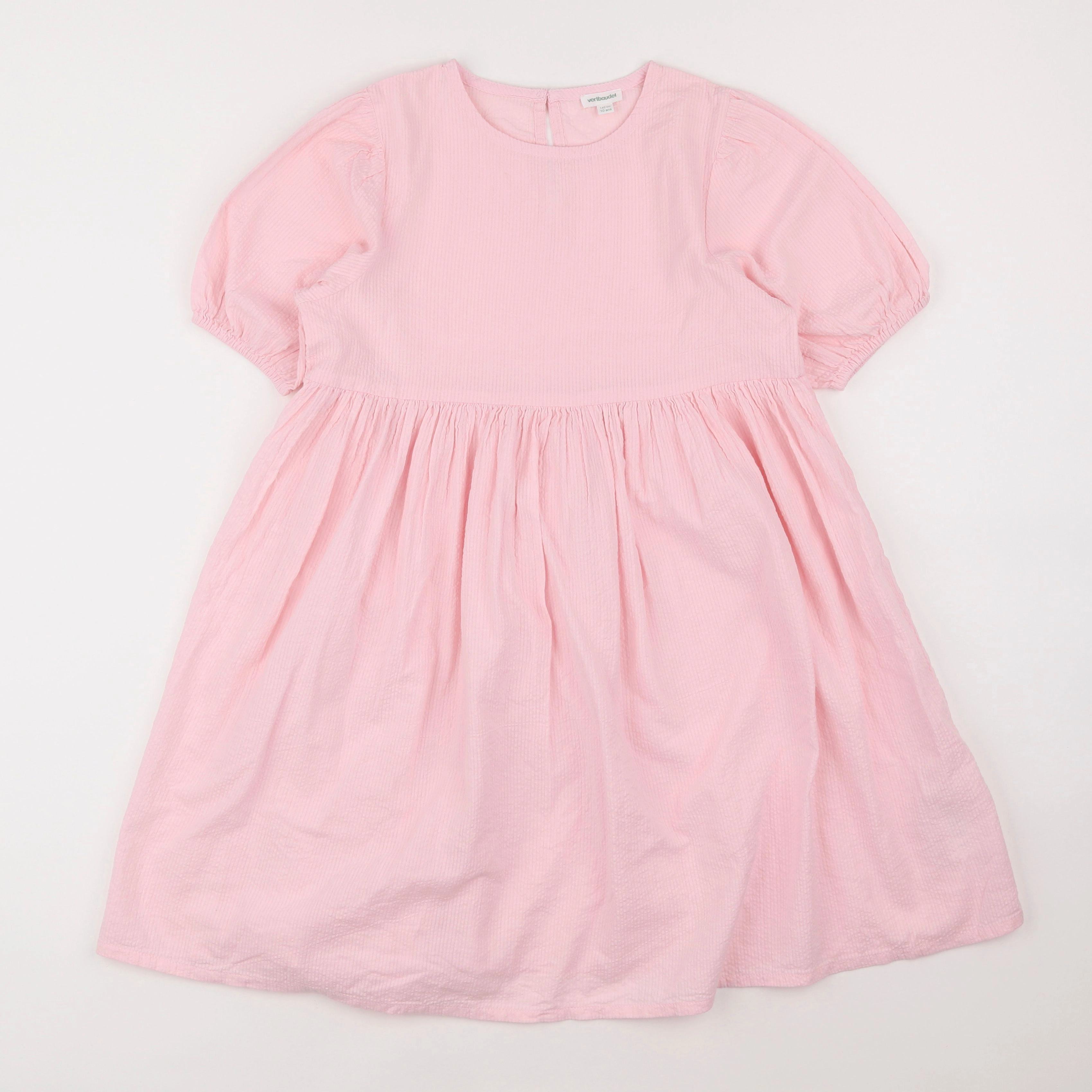 Vertbaudet - robe rose - 10 ans