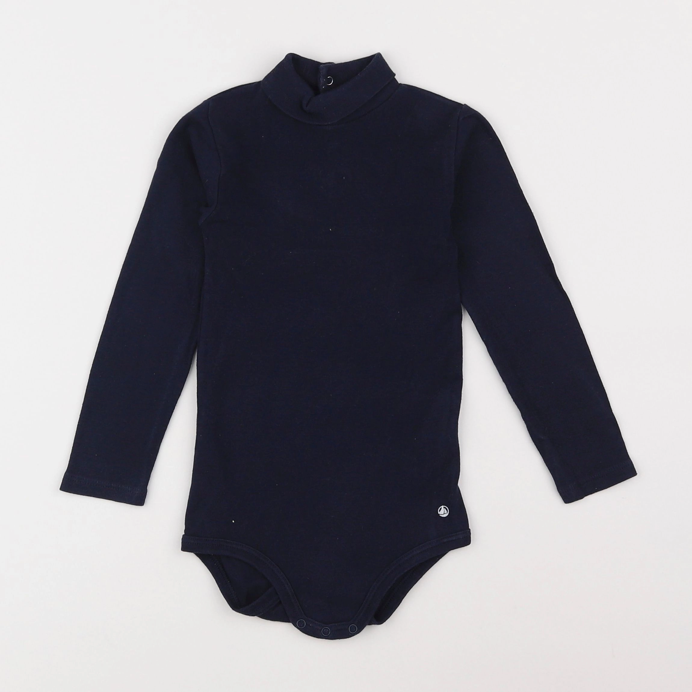 Petit Bateau - body à col bleu - 3 ans