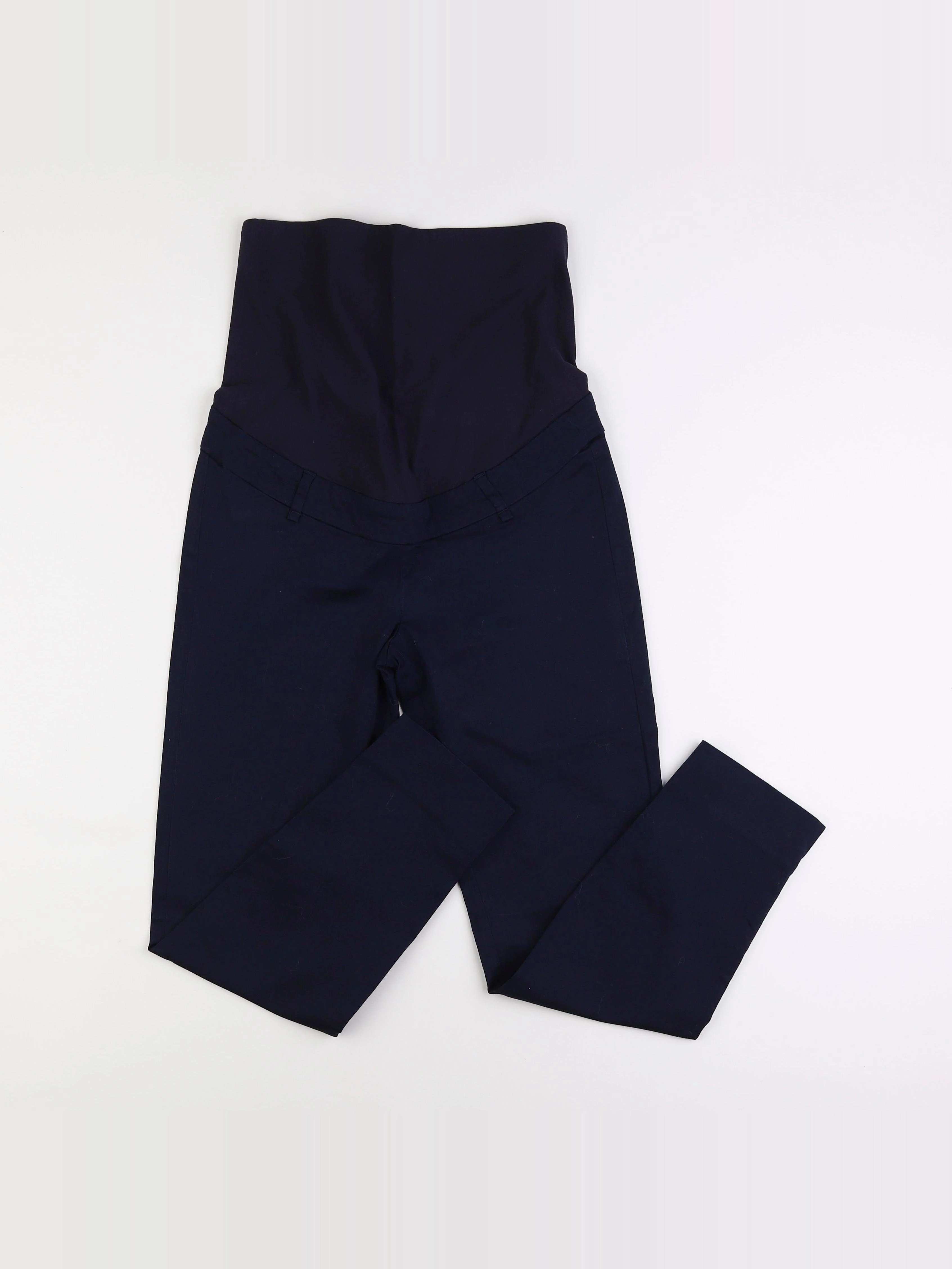 H&M - pantalon grossesse bleu - 38