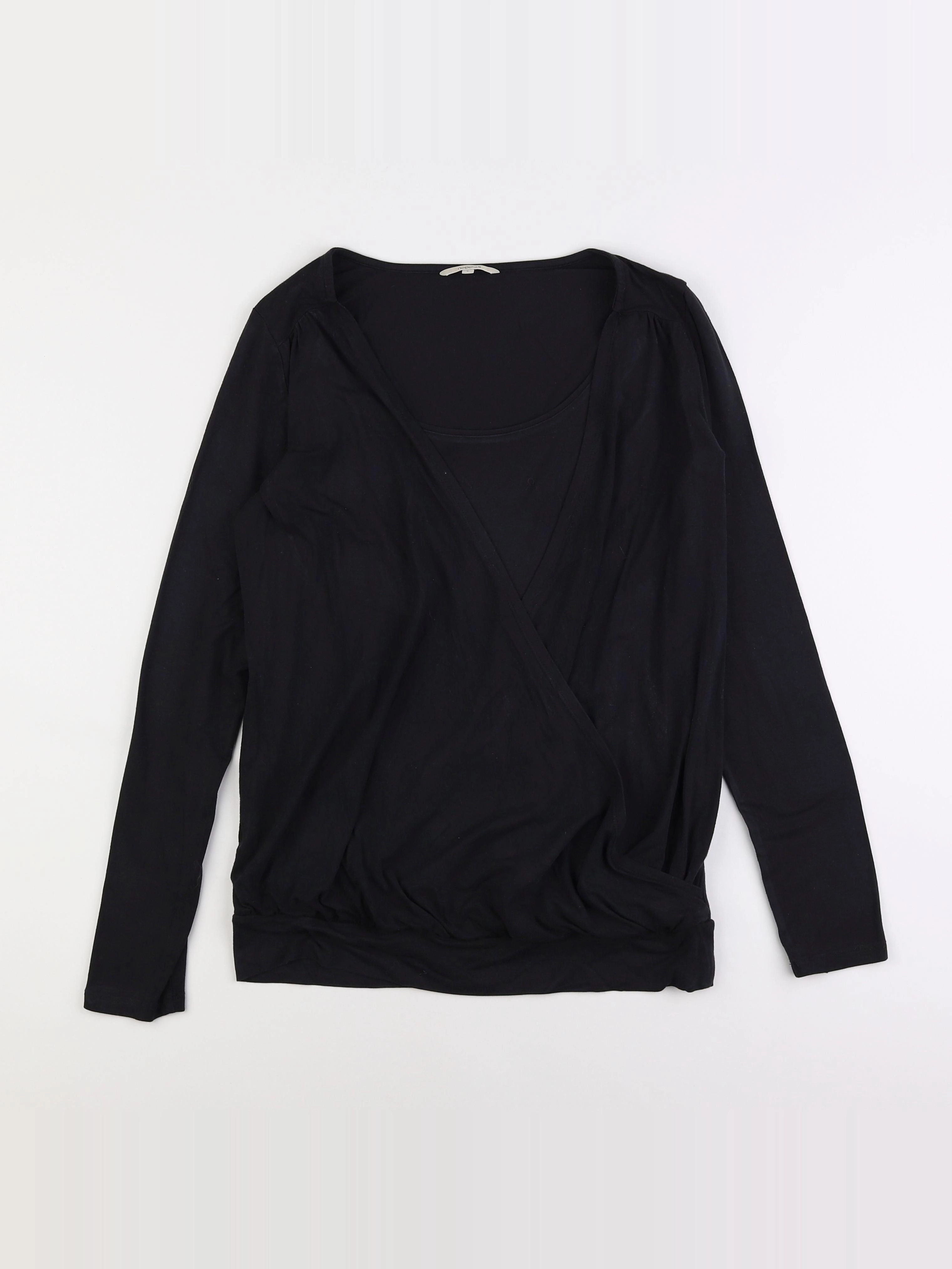 noppies maternité - tee-shirt allaitement noir - 36