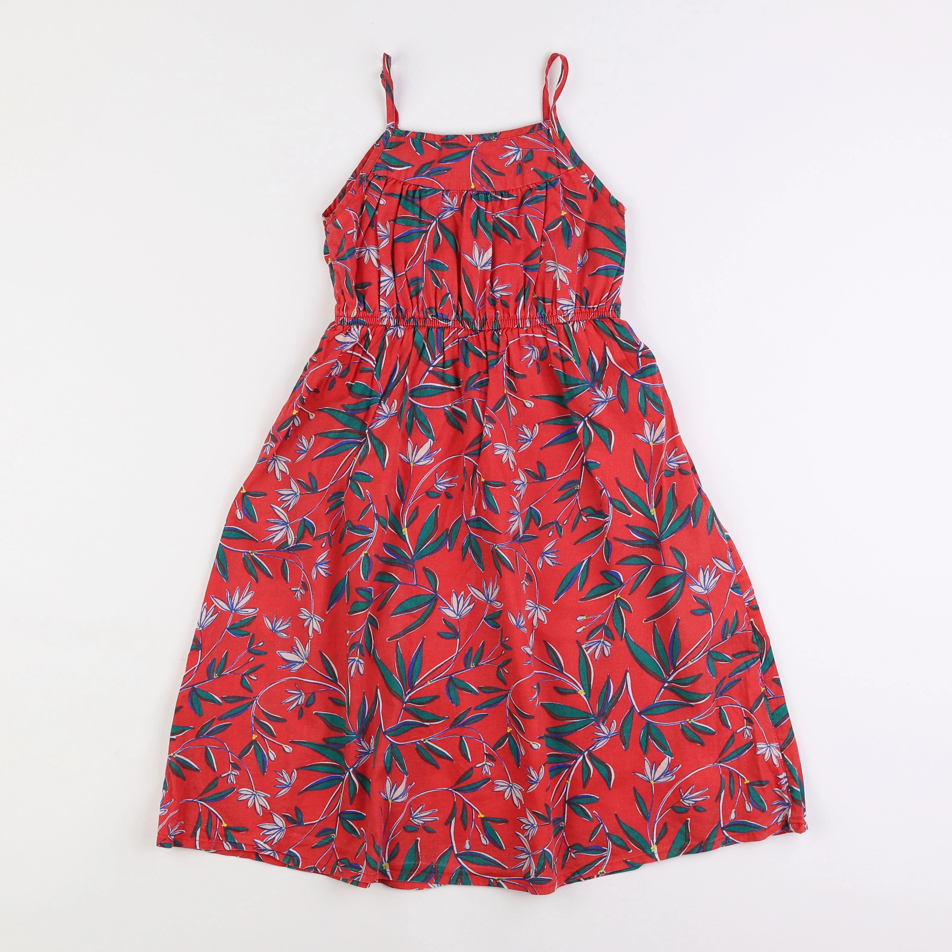 Vertbaudet - robe rouge - 4 ans