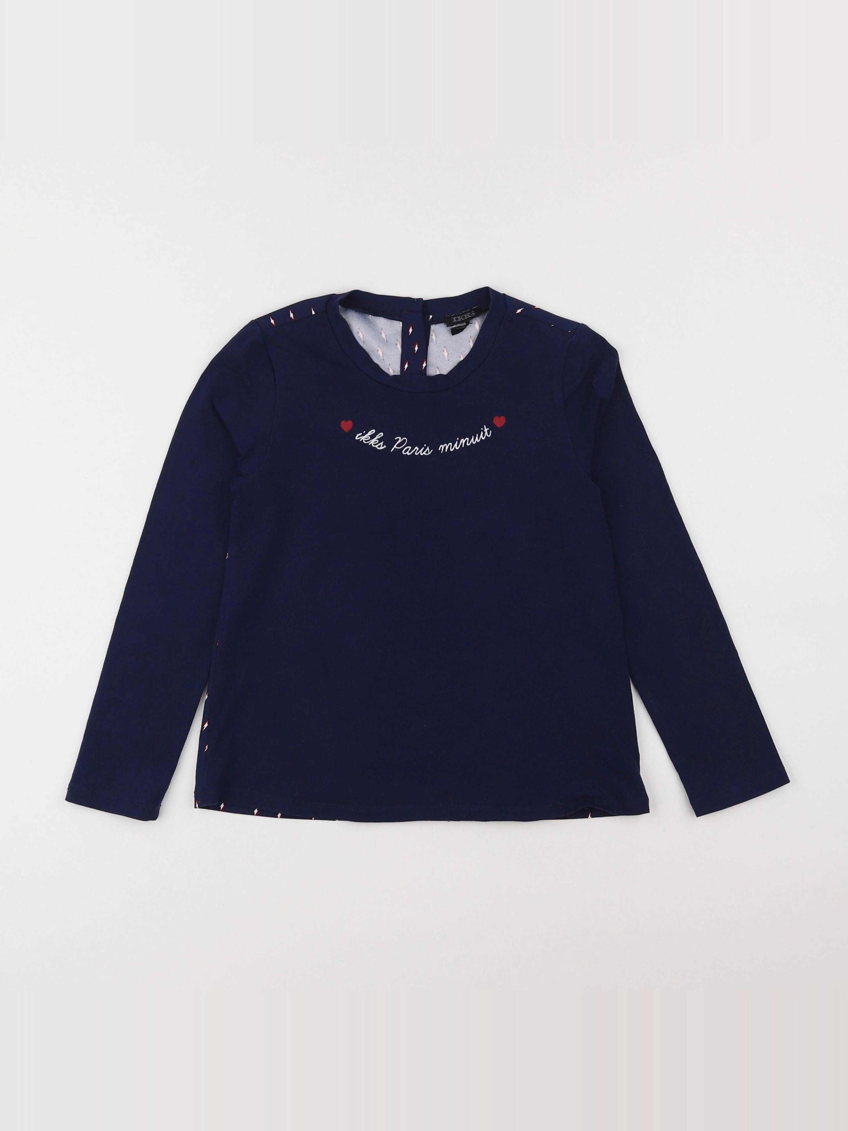 IKKS - tee-shirt bleu - 8 ans