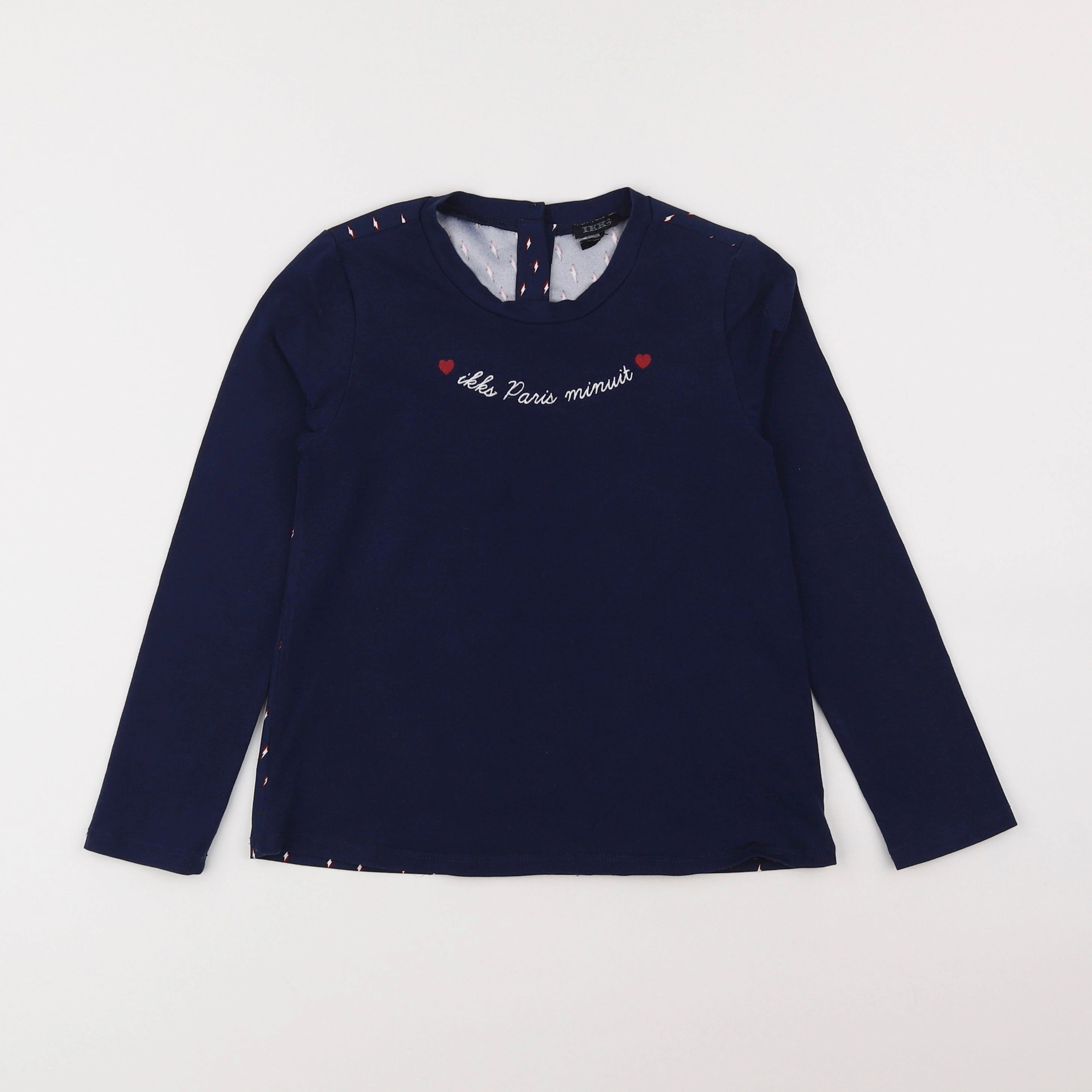 IKKS - tee-shirt bleu - 8 ans