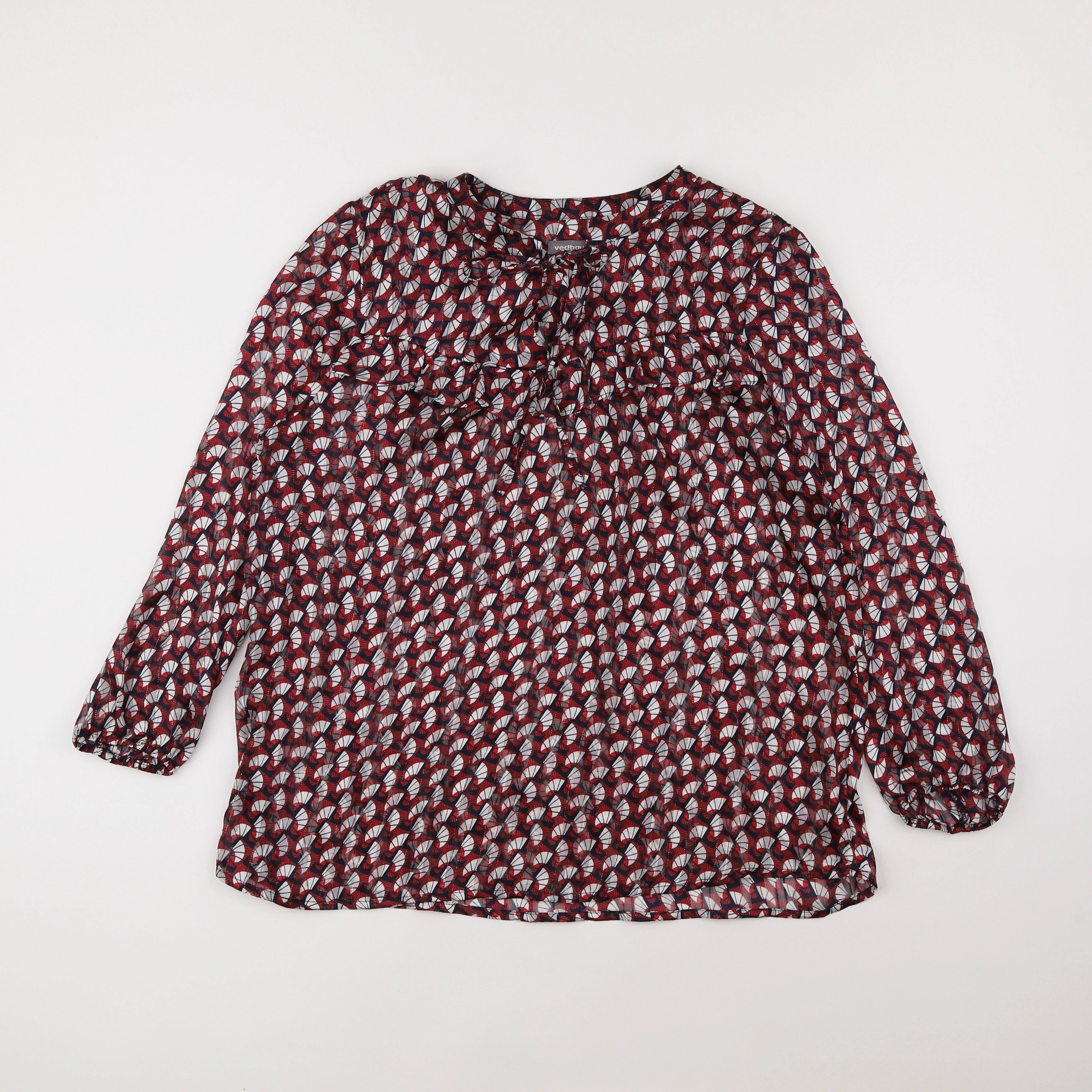 Vertbaudet - blouse grossesse rouge - 42