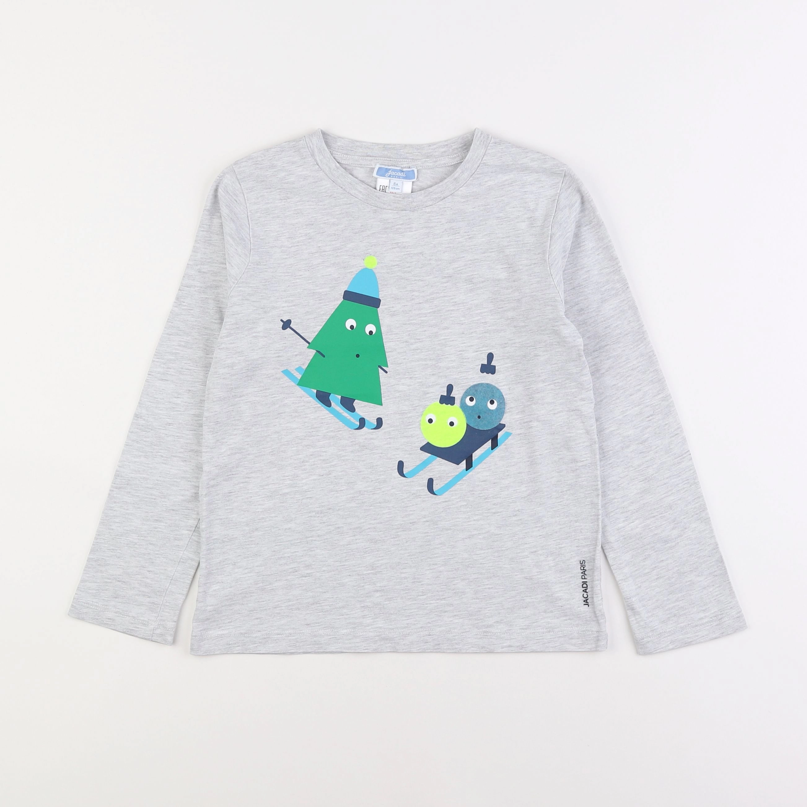 Jacadi - tee-shirt gris - 8 ans