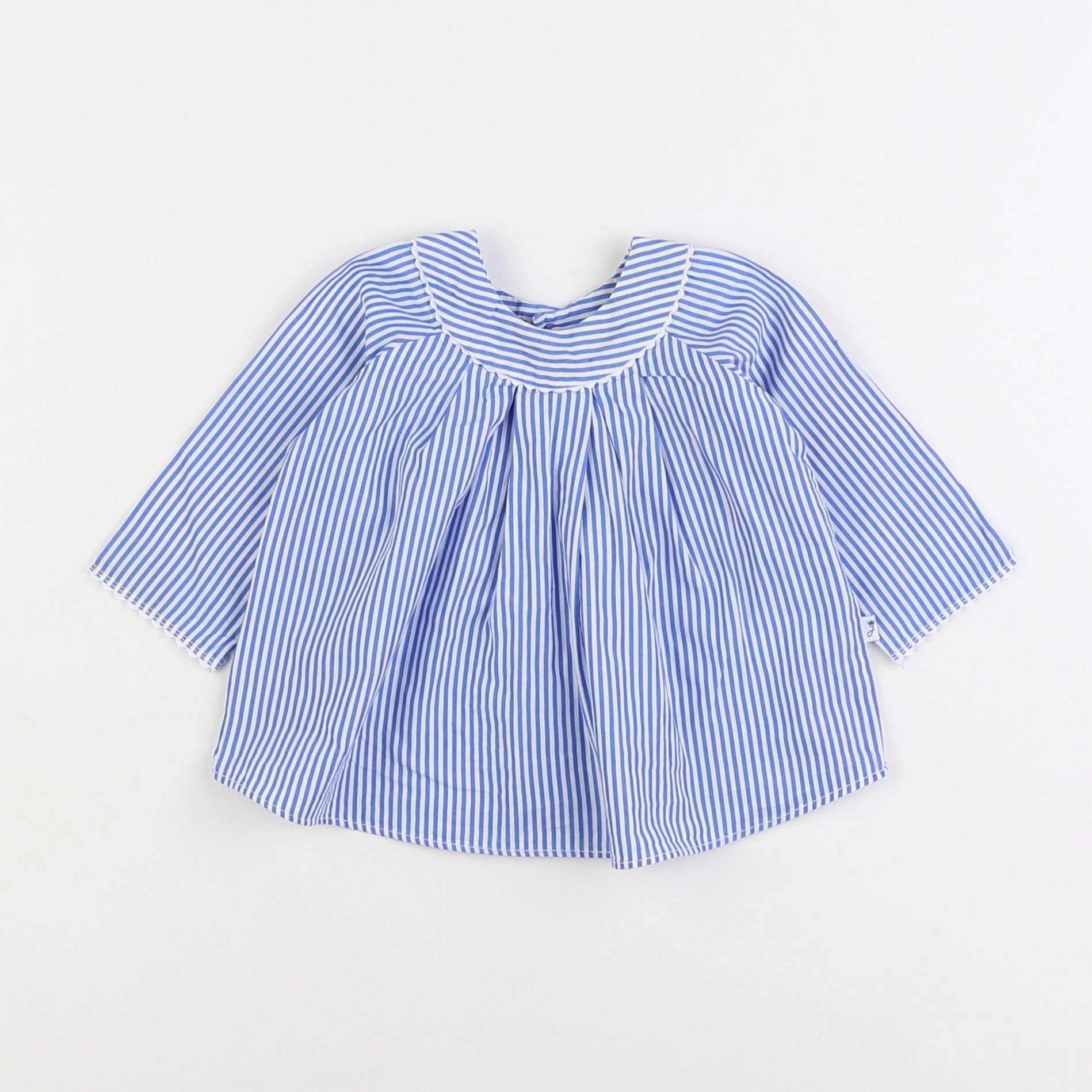 Jacadi - blouse bleu - 6 mois