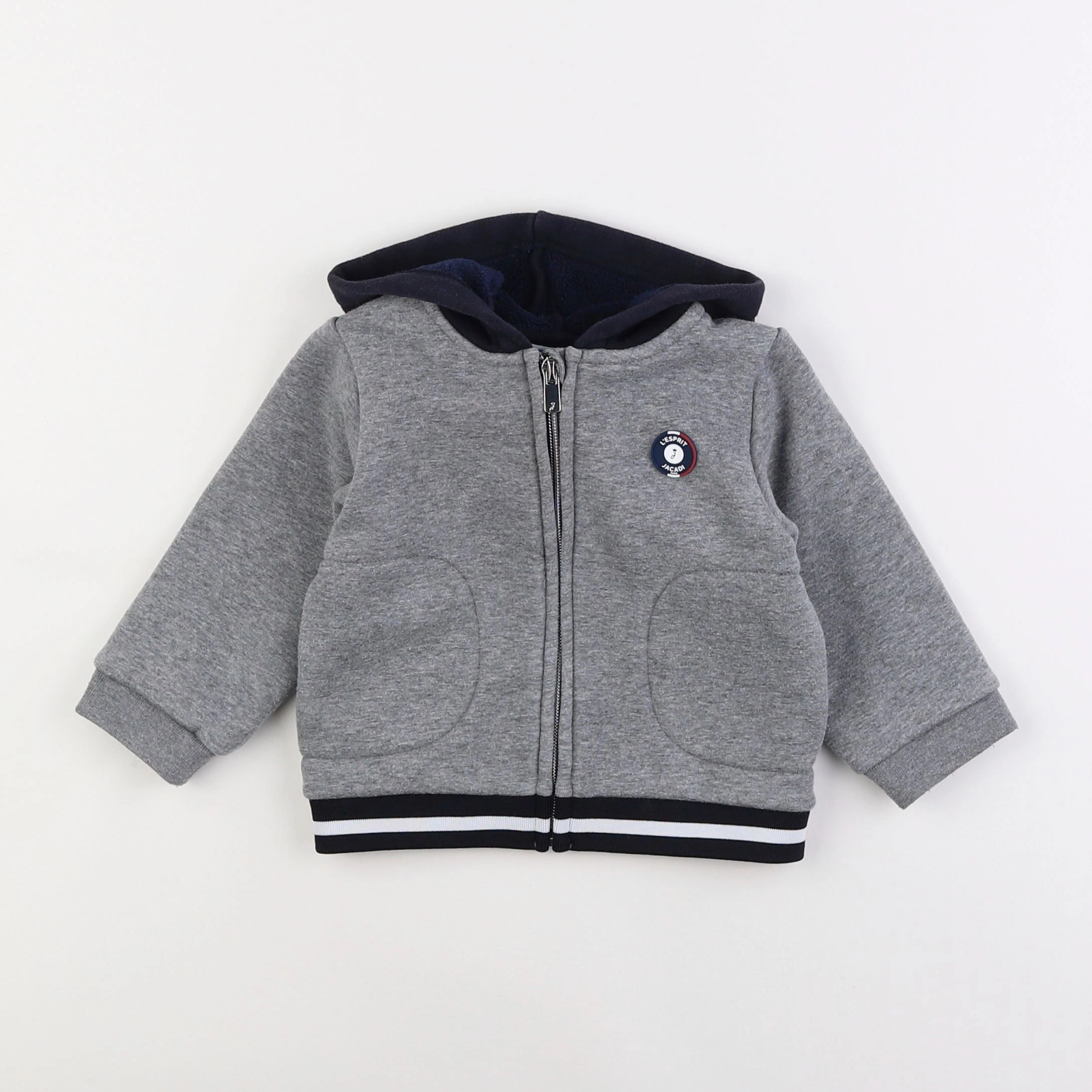 Jacadi - sweat gris - 18 mois