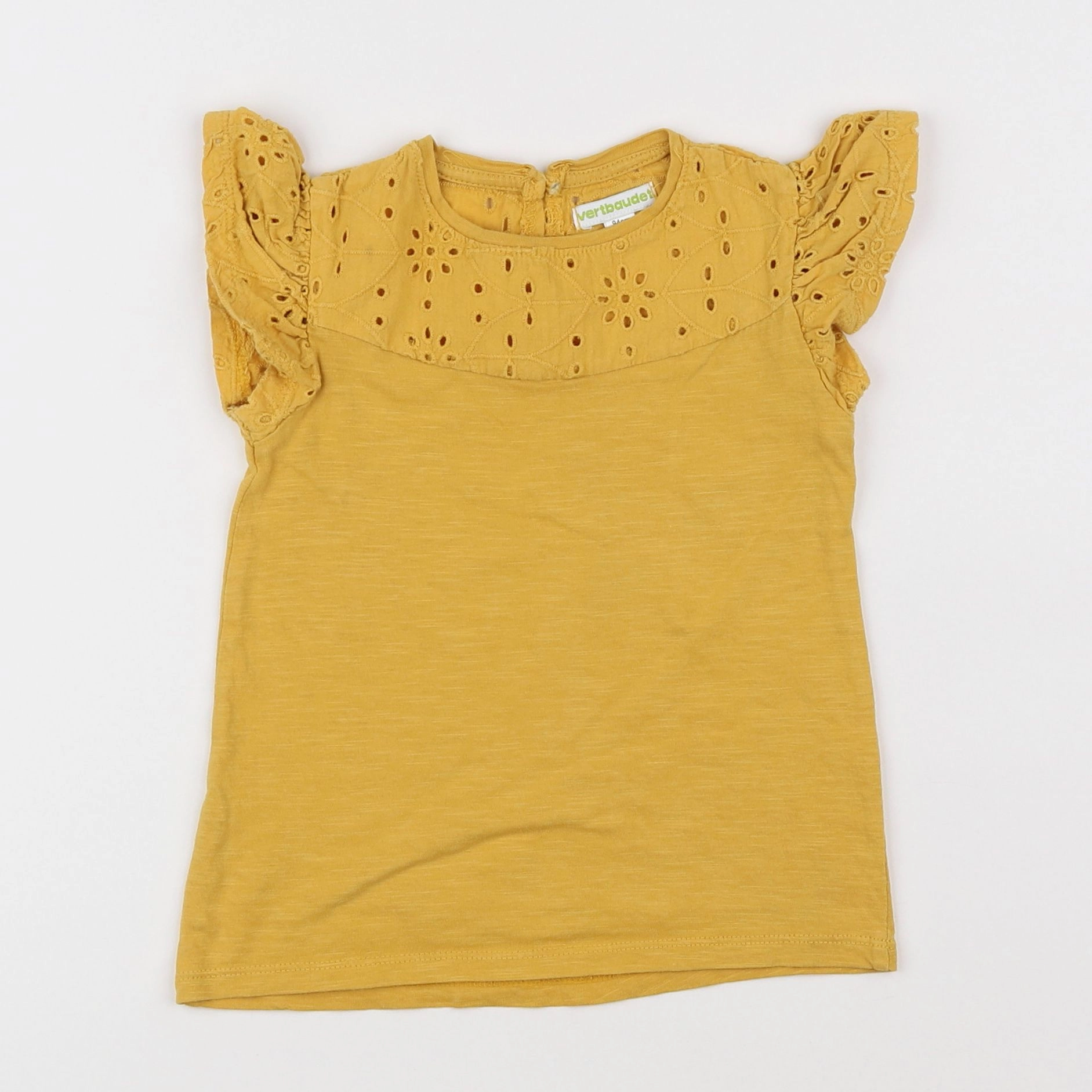 Vertbaudet - tee-shirt jaune - 3 ans