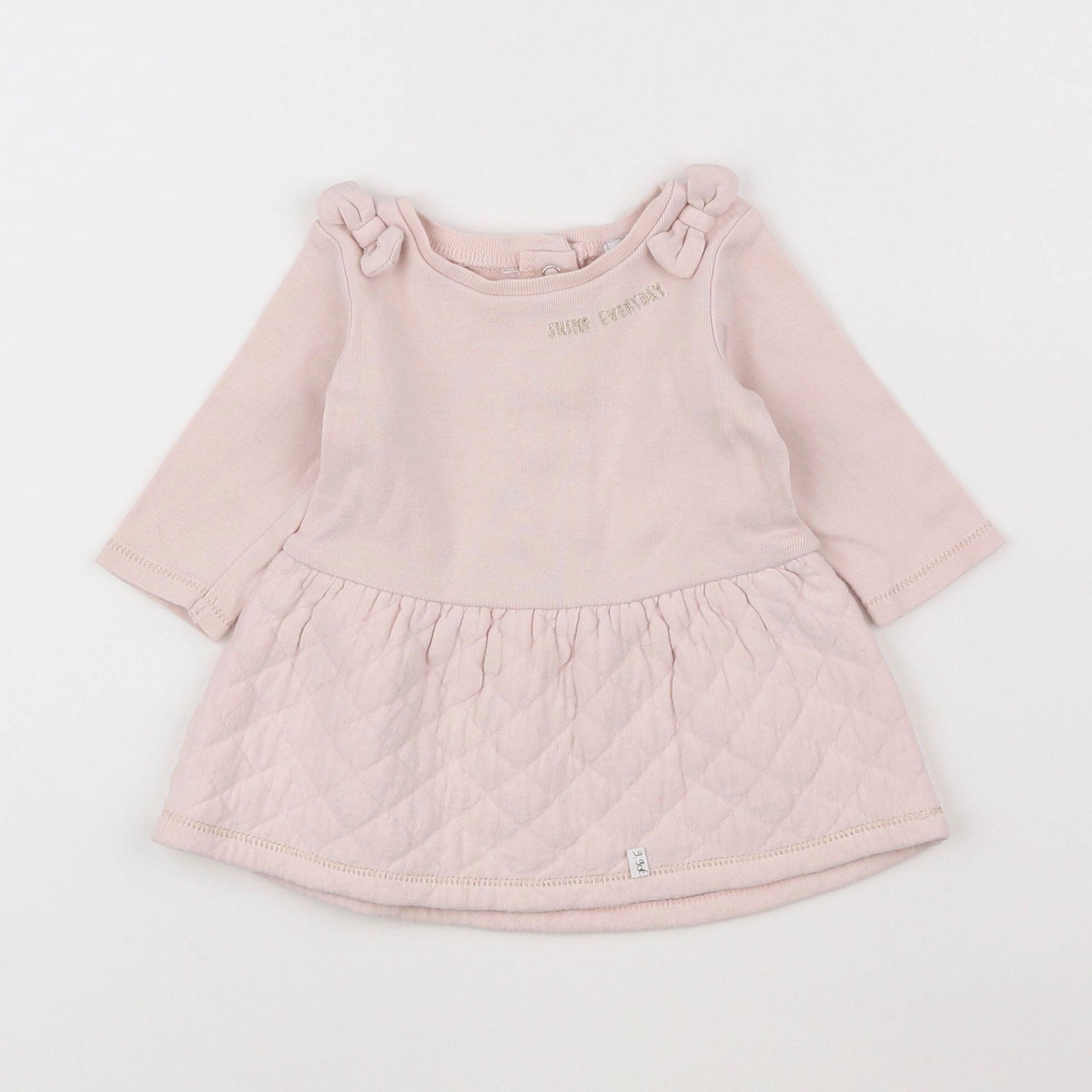 Vertbaudet - robe rose - 3 mois