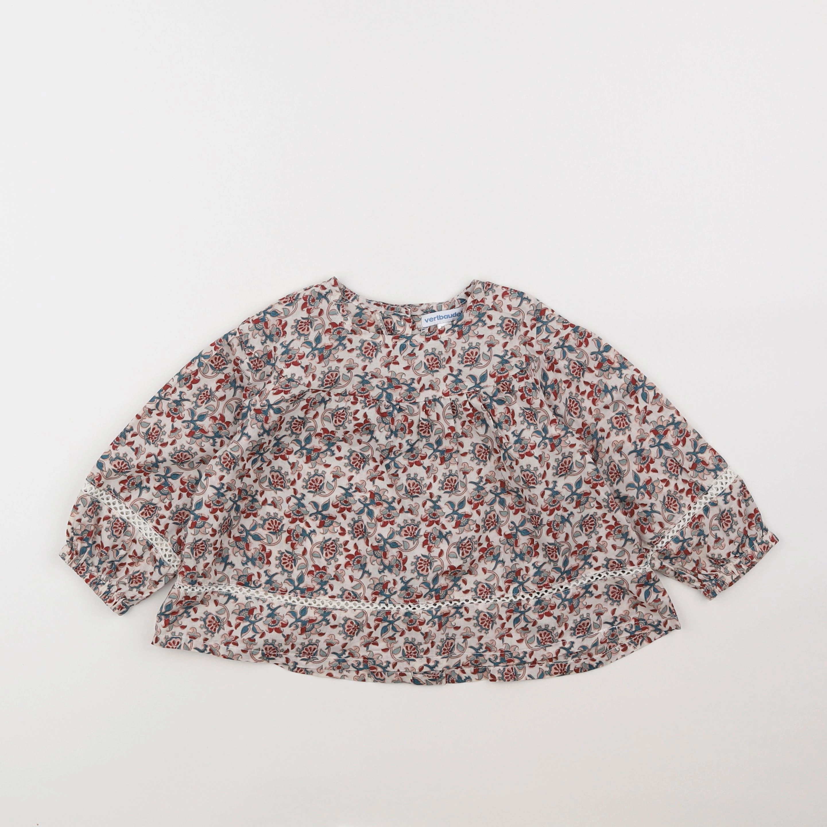 Vertbaudet - blouse beige - 2 ans