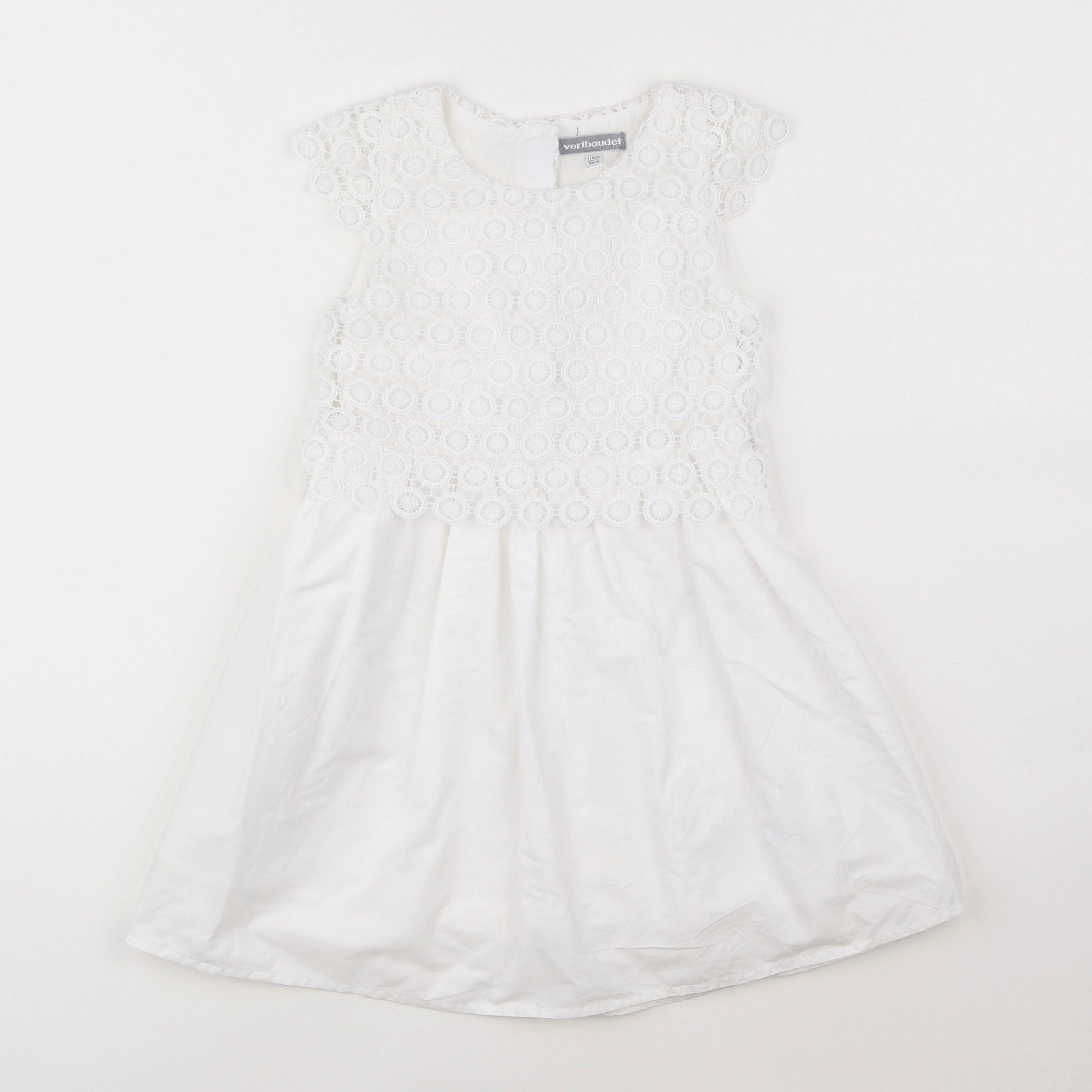Vertbaudet - robe blanc - 5 ans