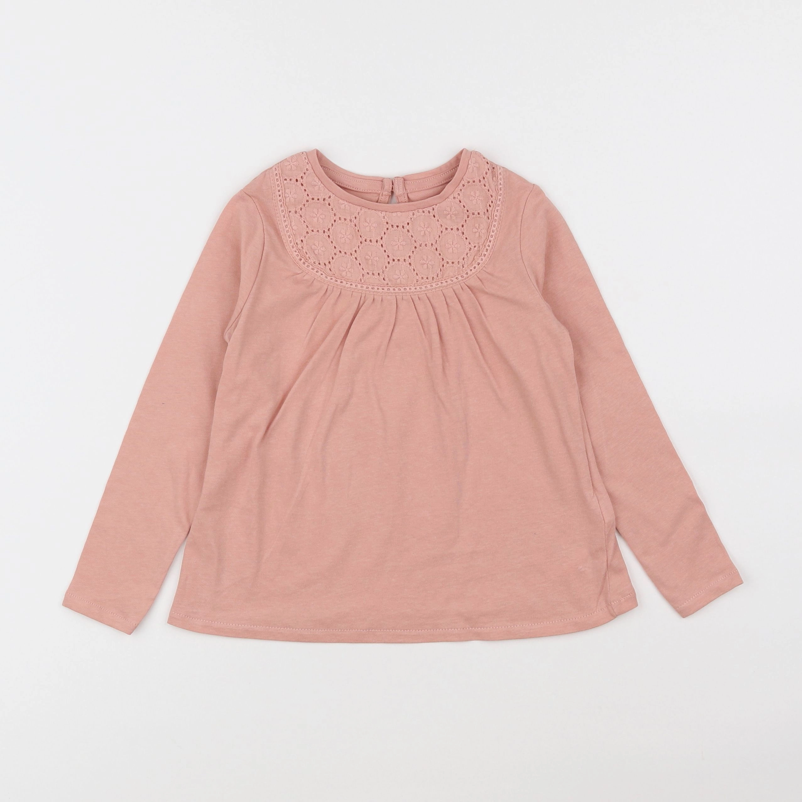 Vertbaudet - tee-shirt rose - 4 ans