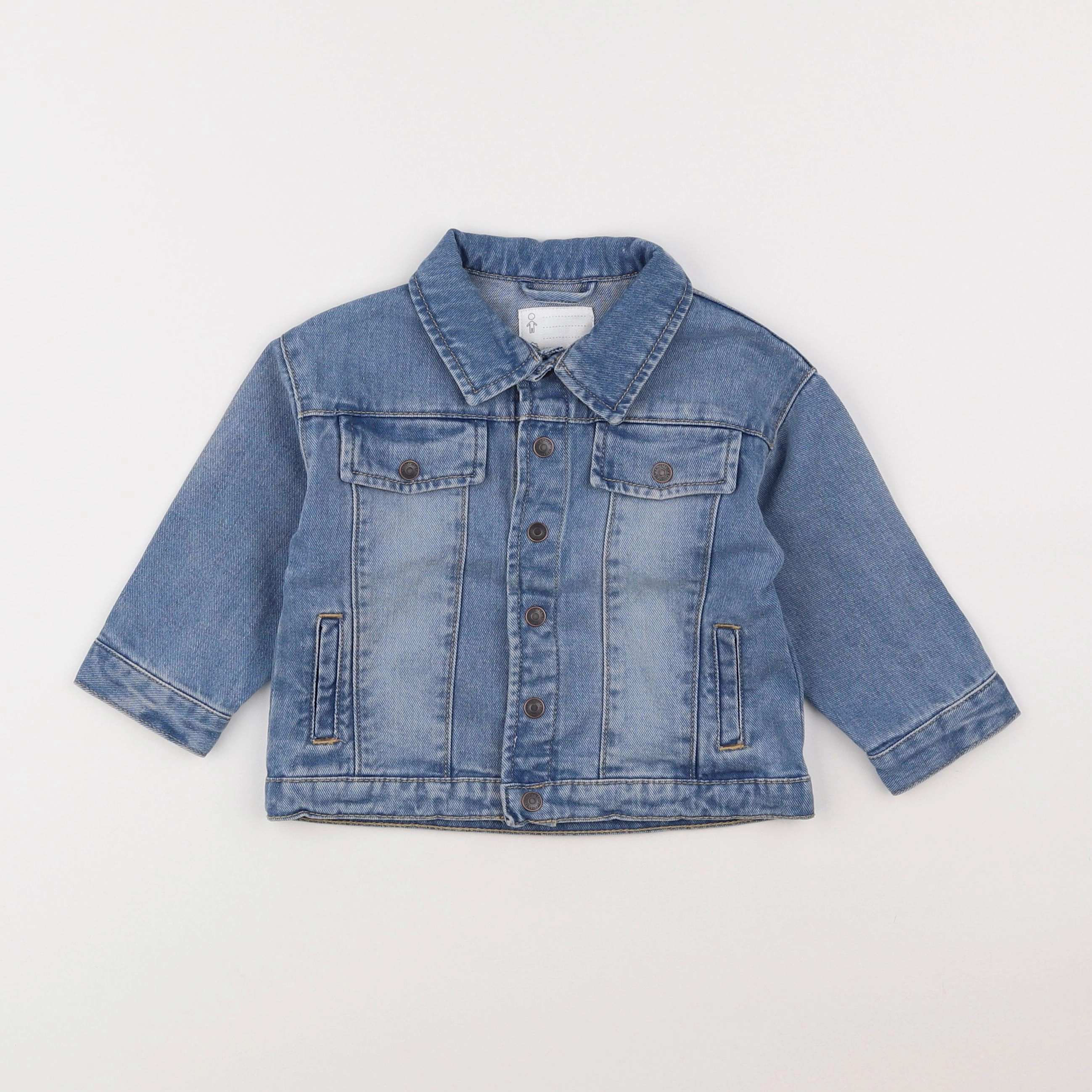 Vertbaudet - veste bleu - 18 mois
