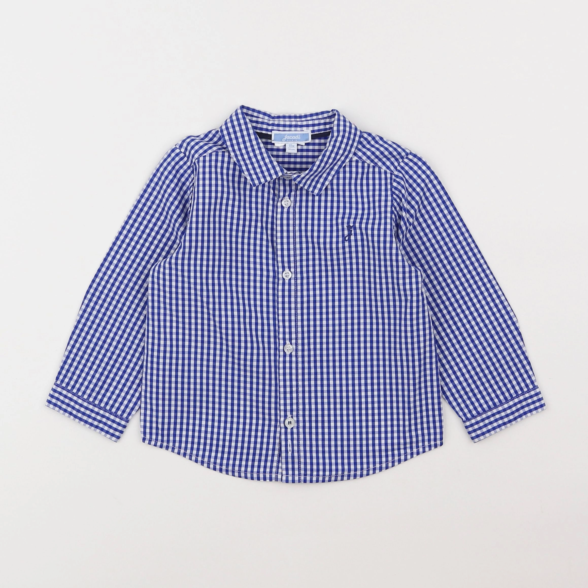 Jacadi - chemise bleu - 18 mois