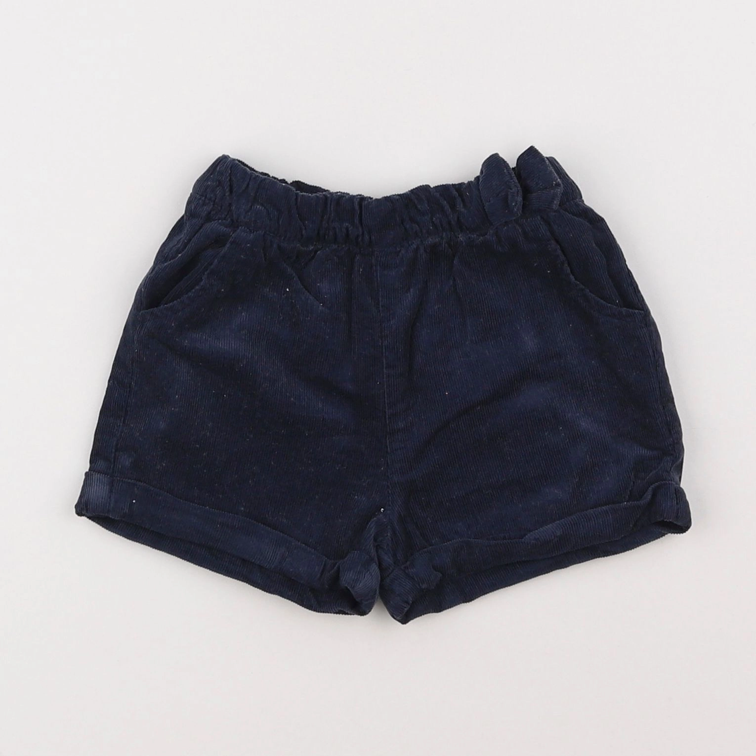 Vertbaudet - short bleu - 12 mois