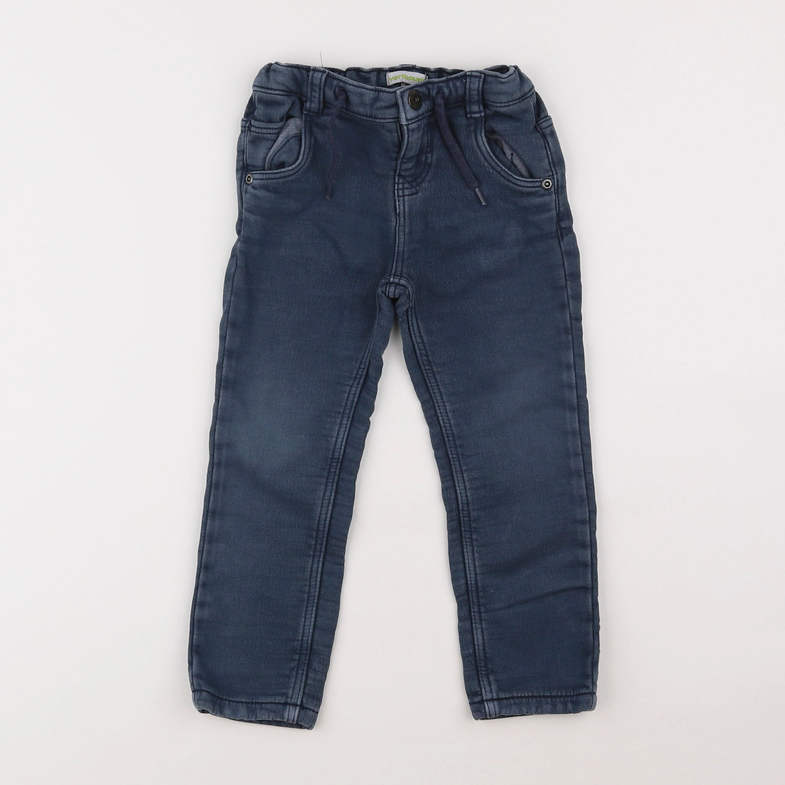 Vertbaudet - pantalon bleu - 3 ans