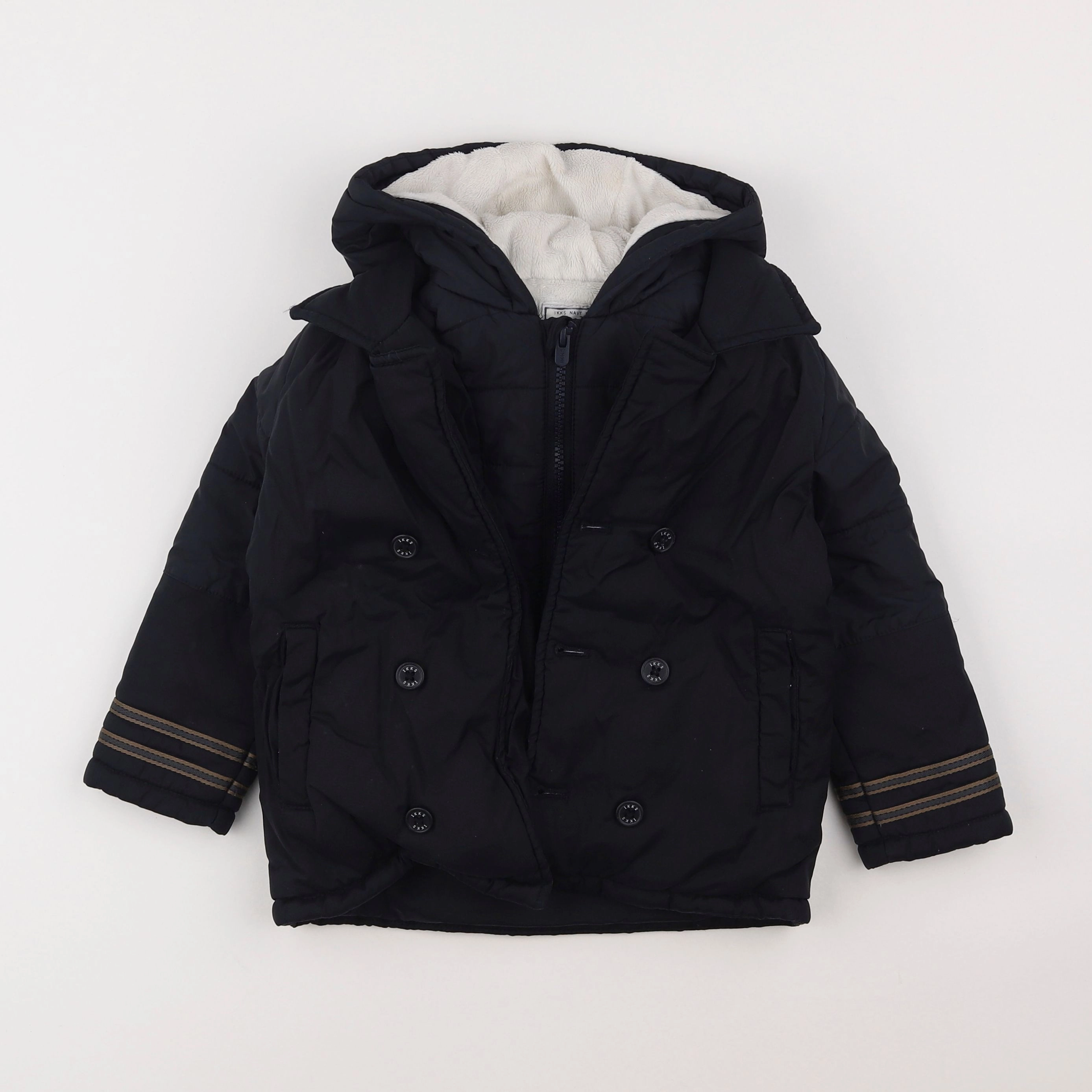 IKKS - parka noir - 3 ans