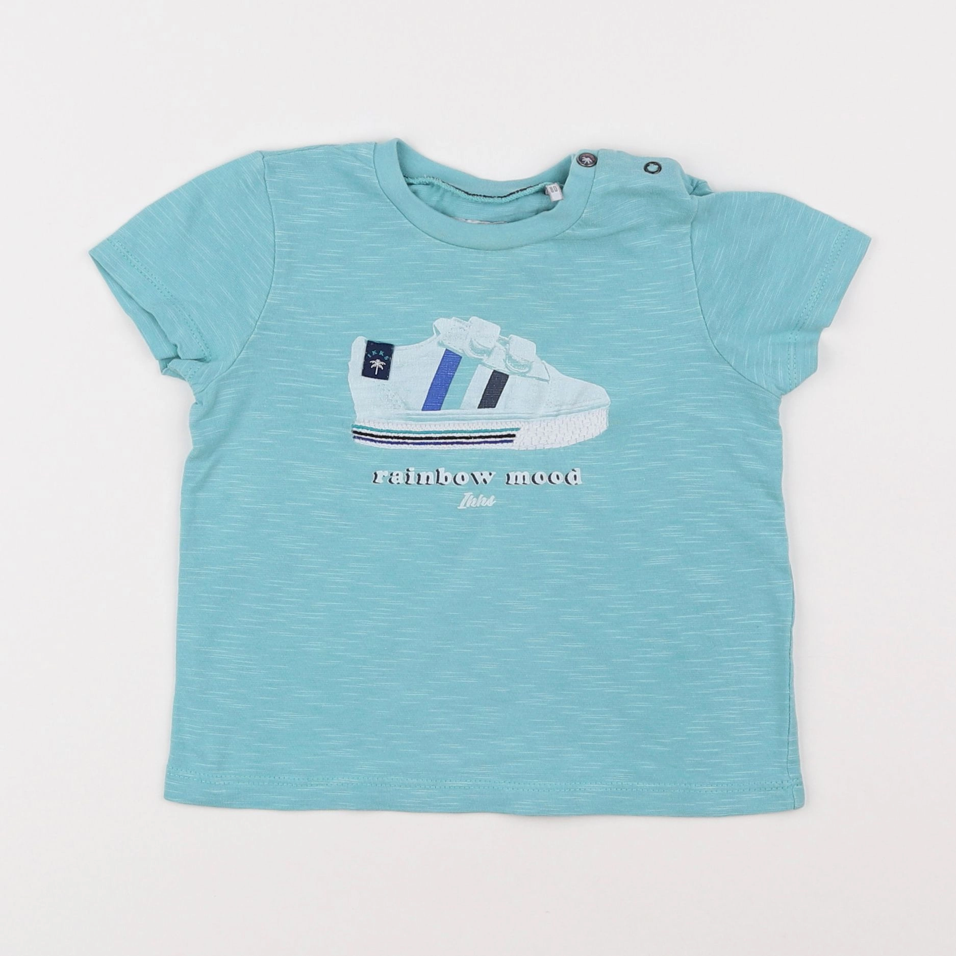 IKKS - tee-shirt bleu - 18 mois