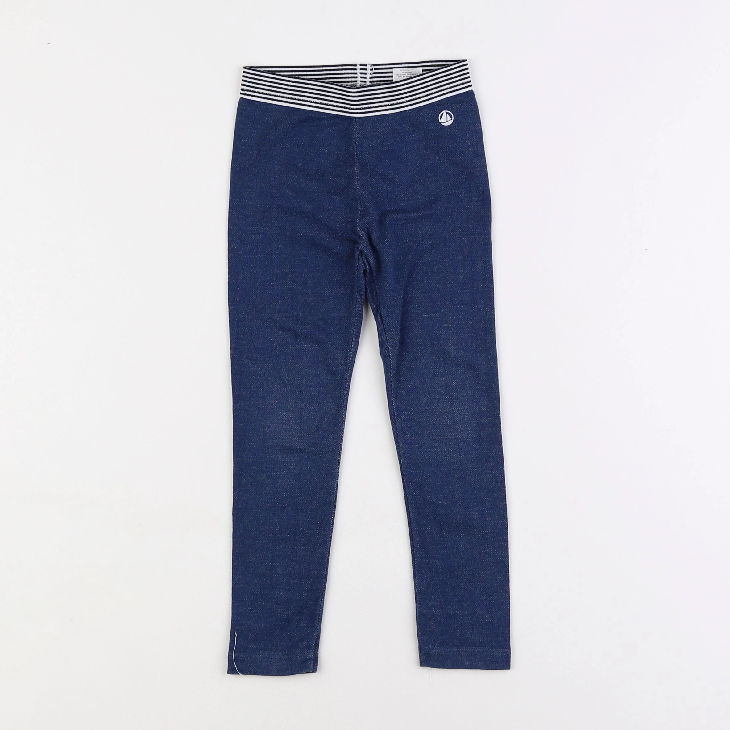 Petit Bateau - legging bleu - 4 ans