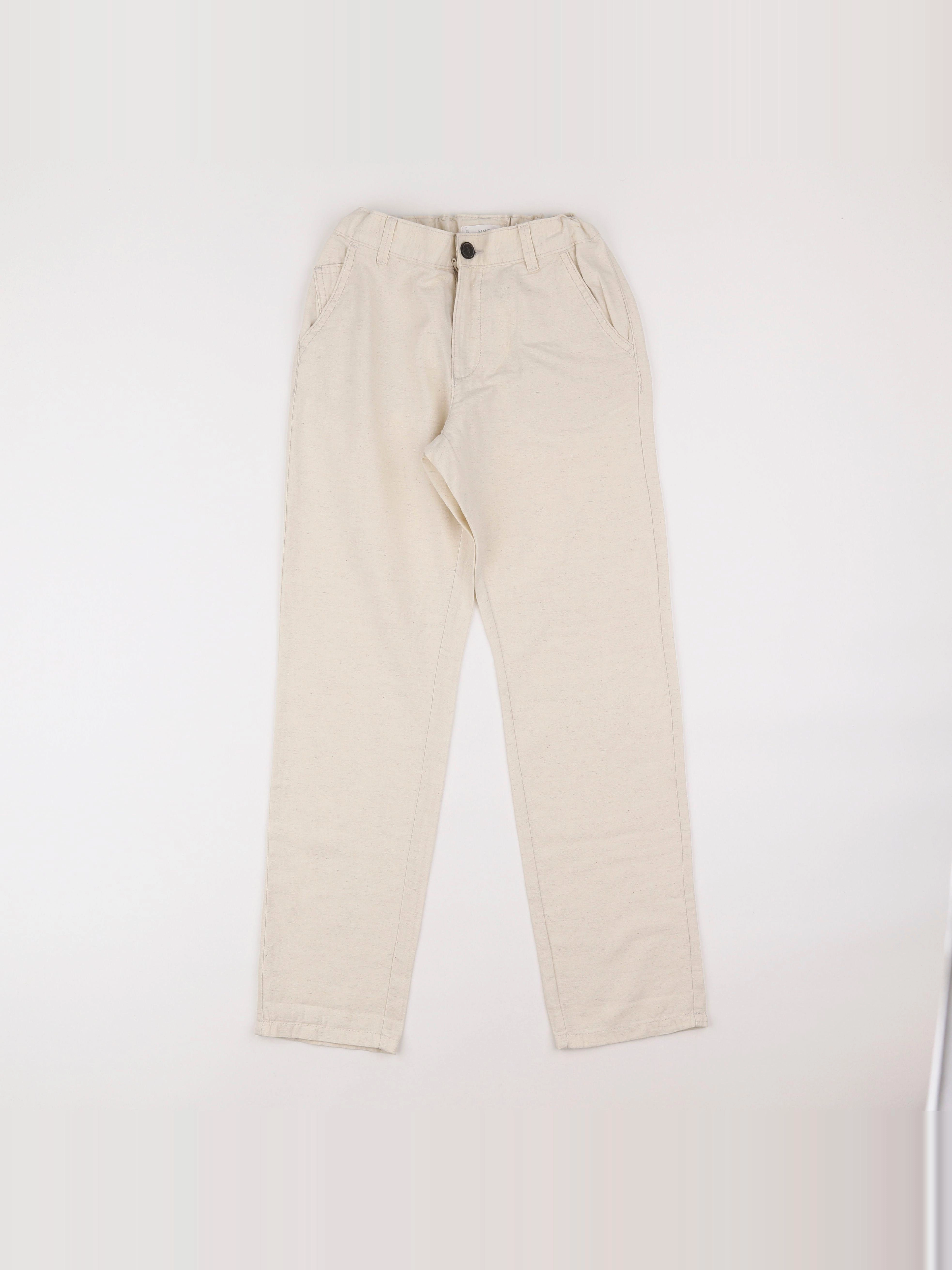 Mango - pantalon beige - 13/14 ans
