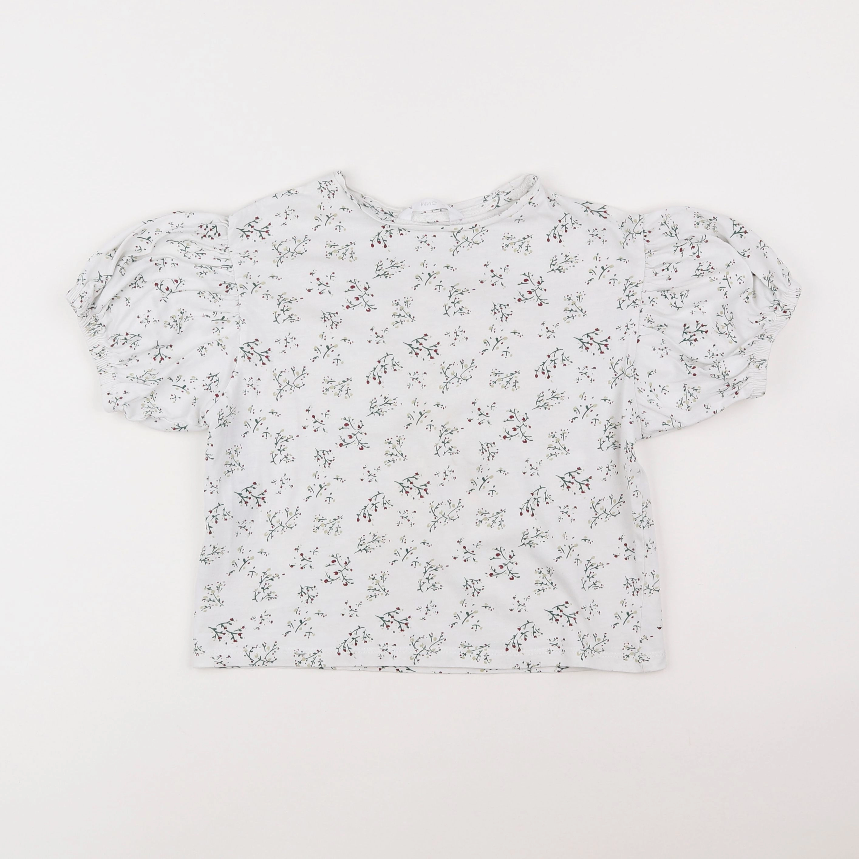 Mango - tee-shirt blanc - 7 ans