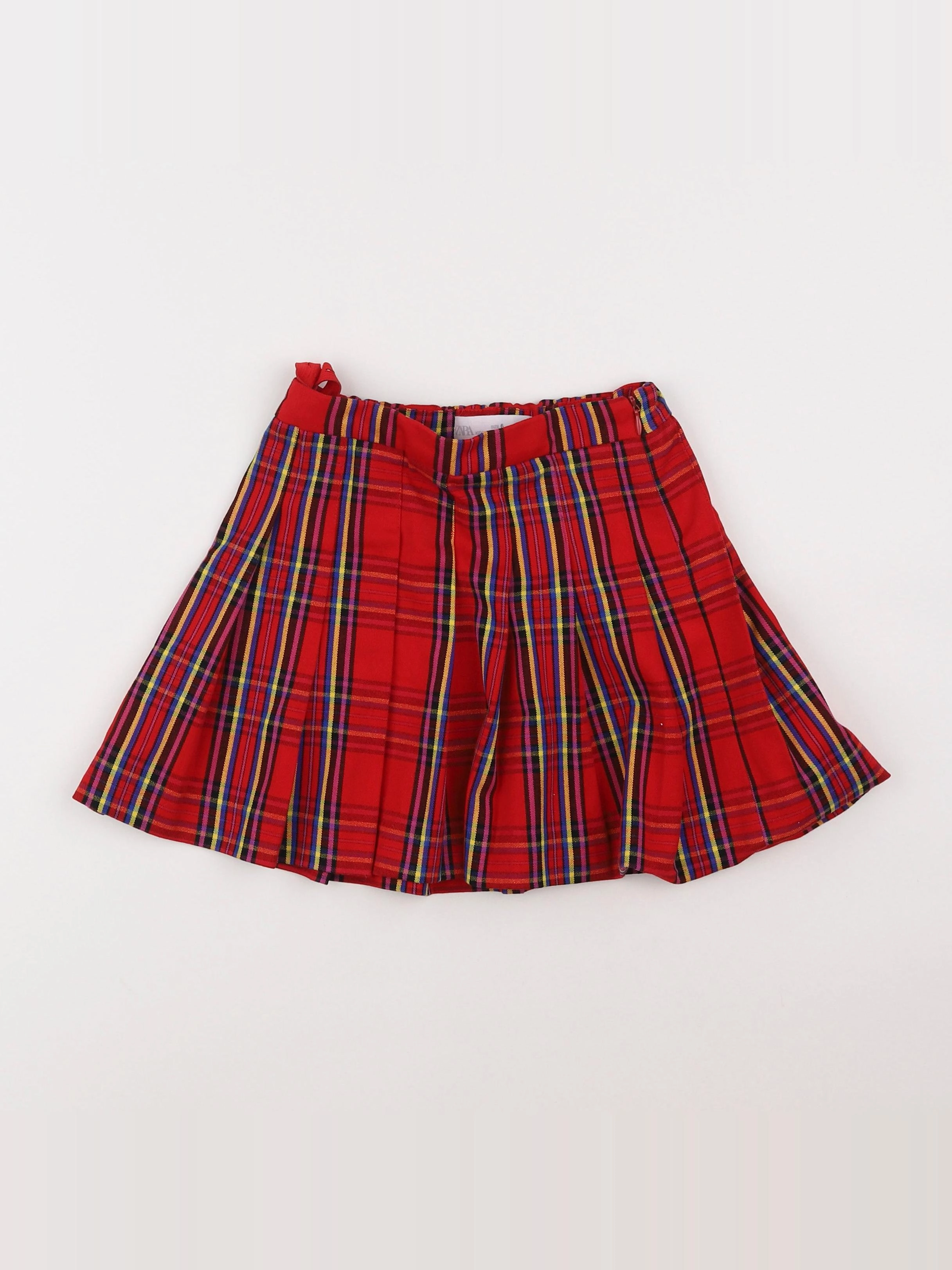 Zara - jupe rouge - 6 ans