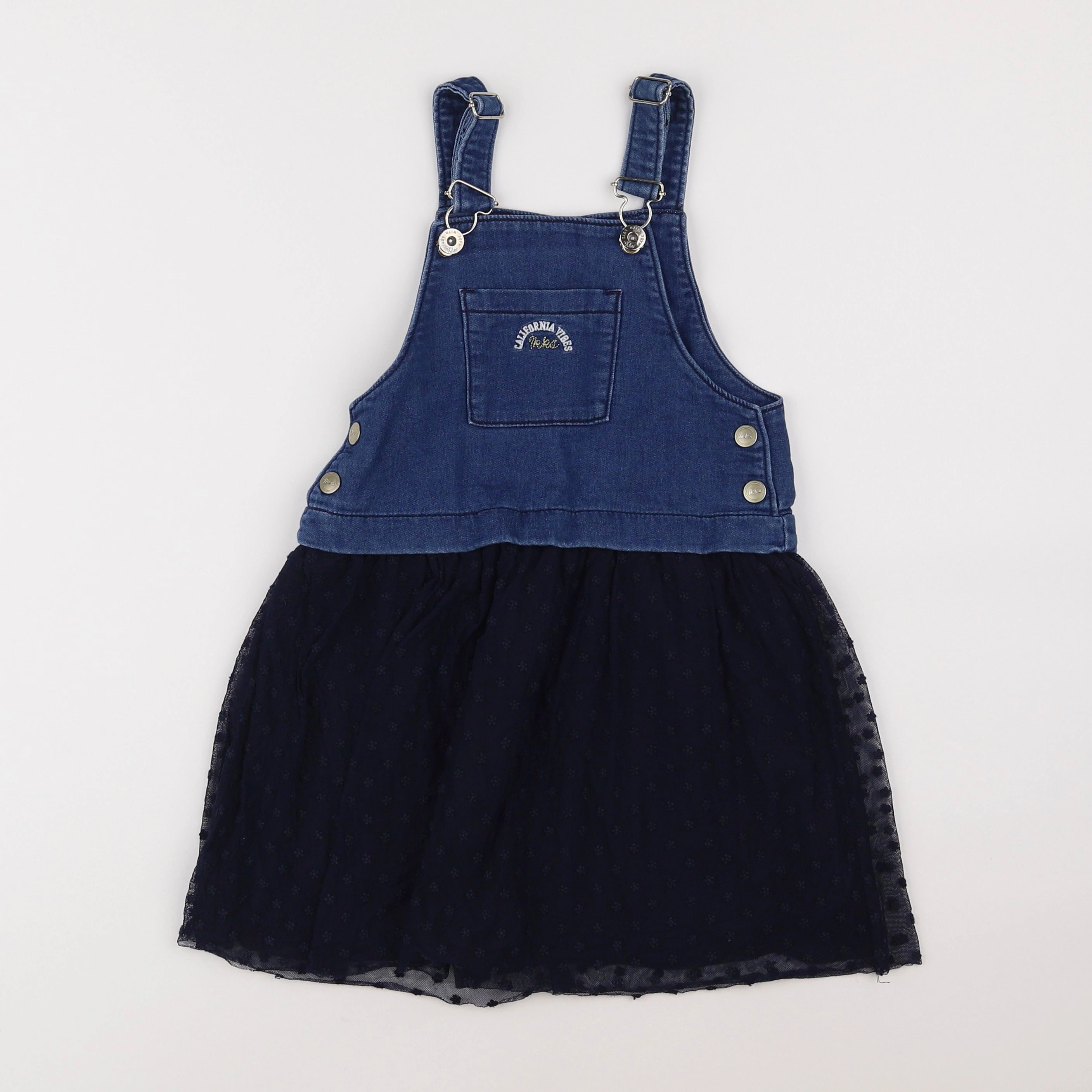 IKKS - robe bleu - 6 ans