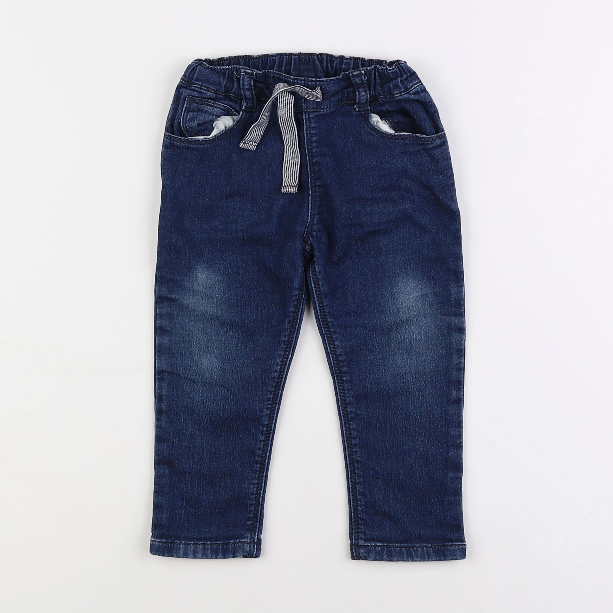 Petit Bateau - jean bleu - 18 mois