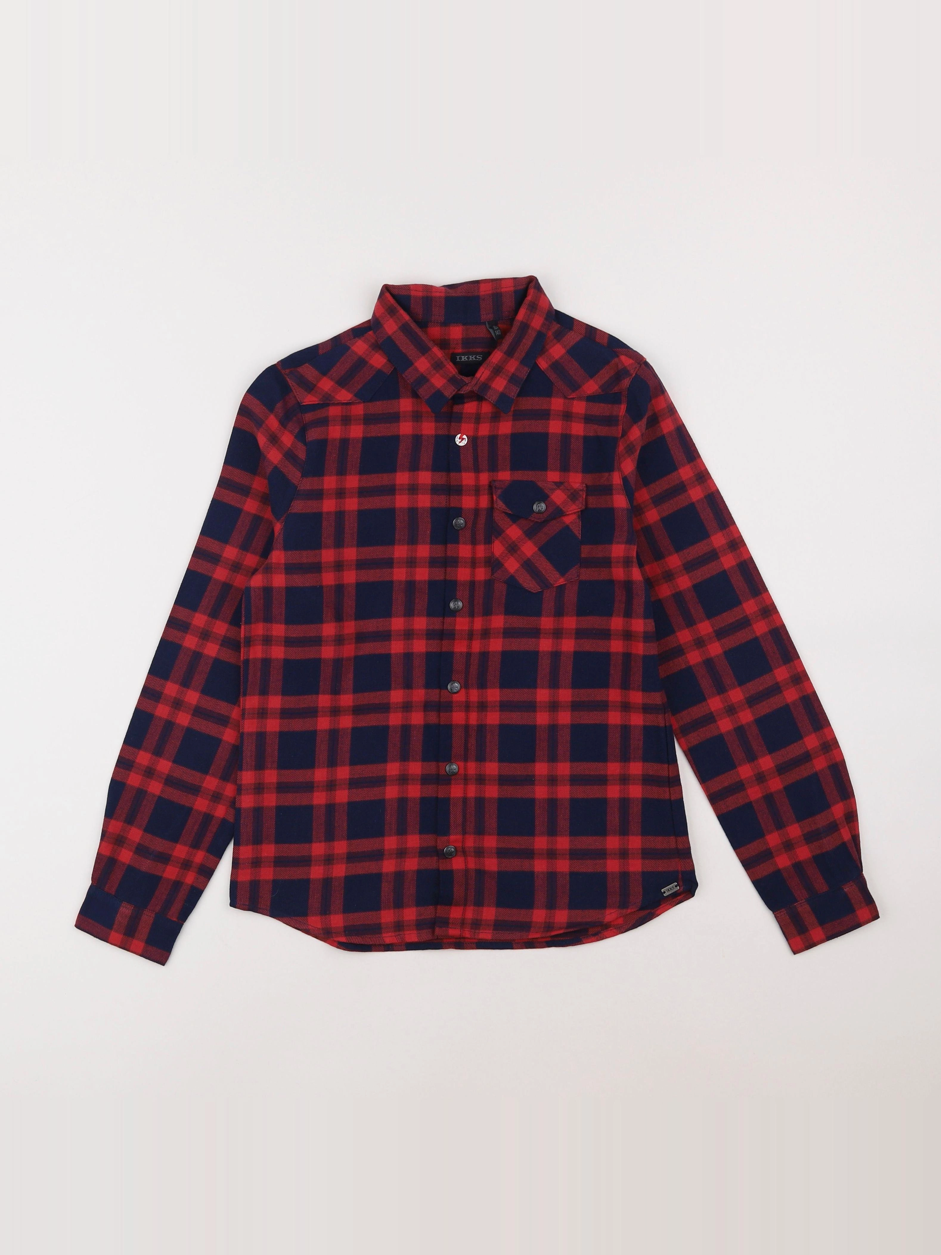 IKKS - chemise rouge - 10 ans