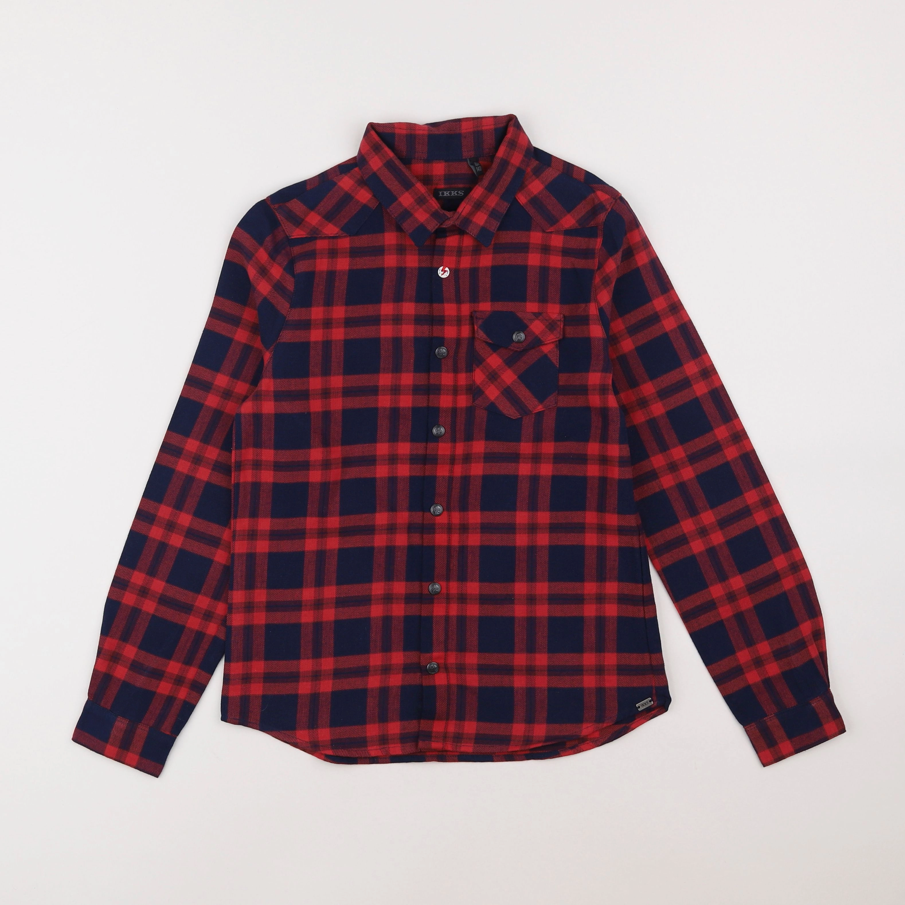 IKKS - chemise rouge - 10 ans