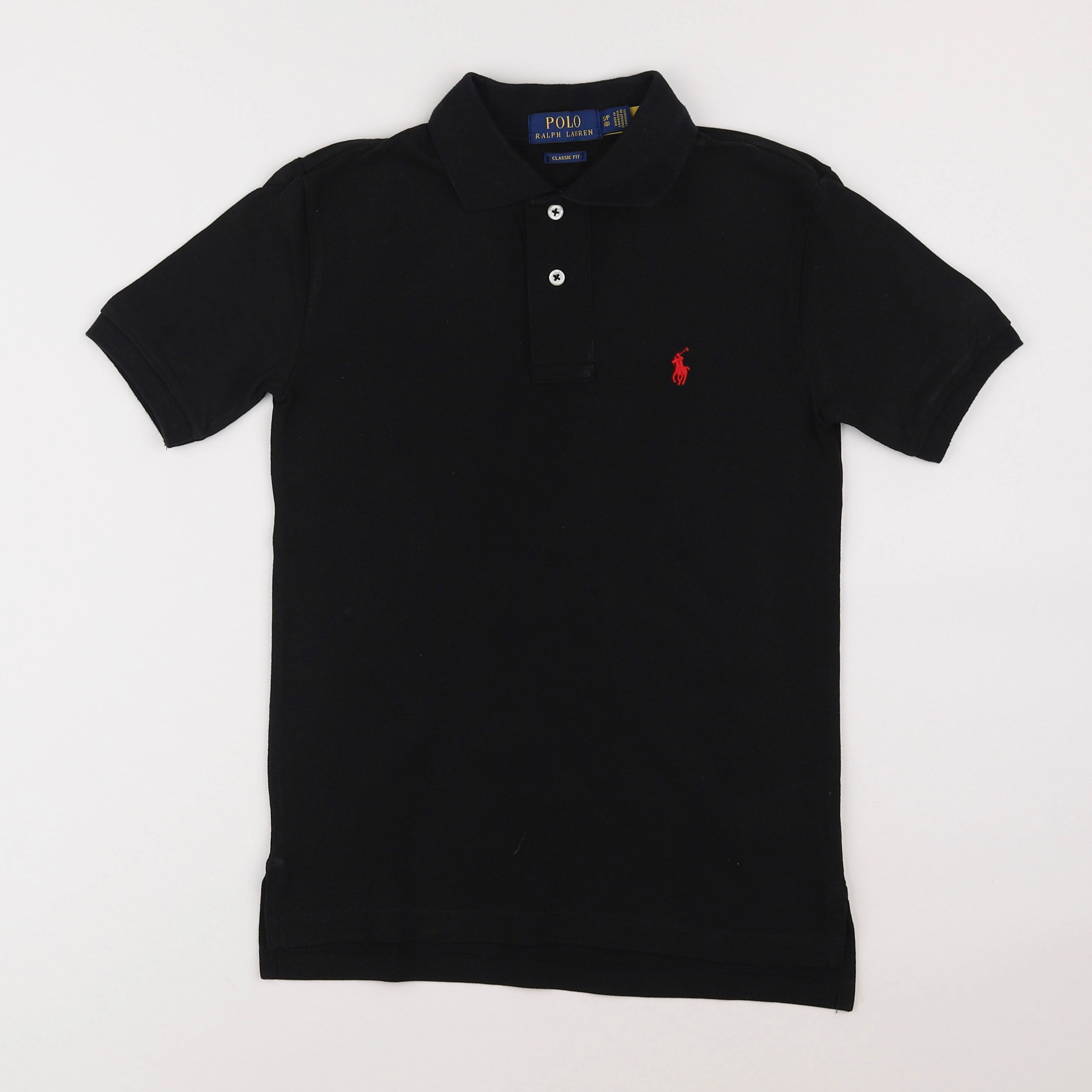 Ralph Lauren - polo noir - 8 ans