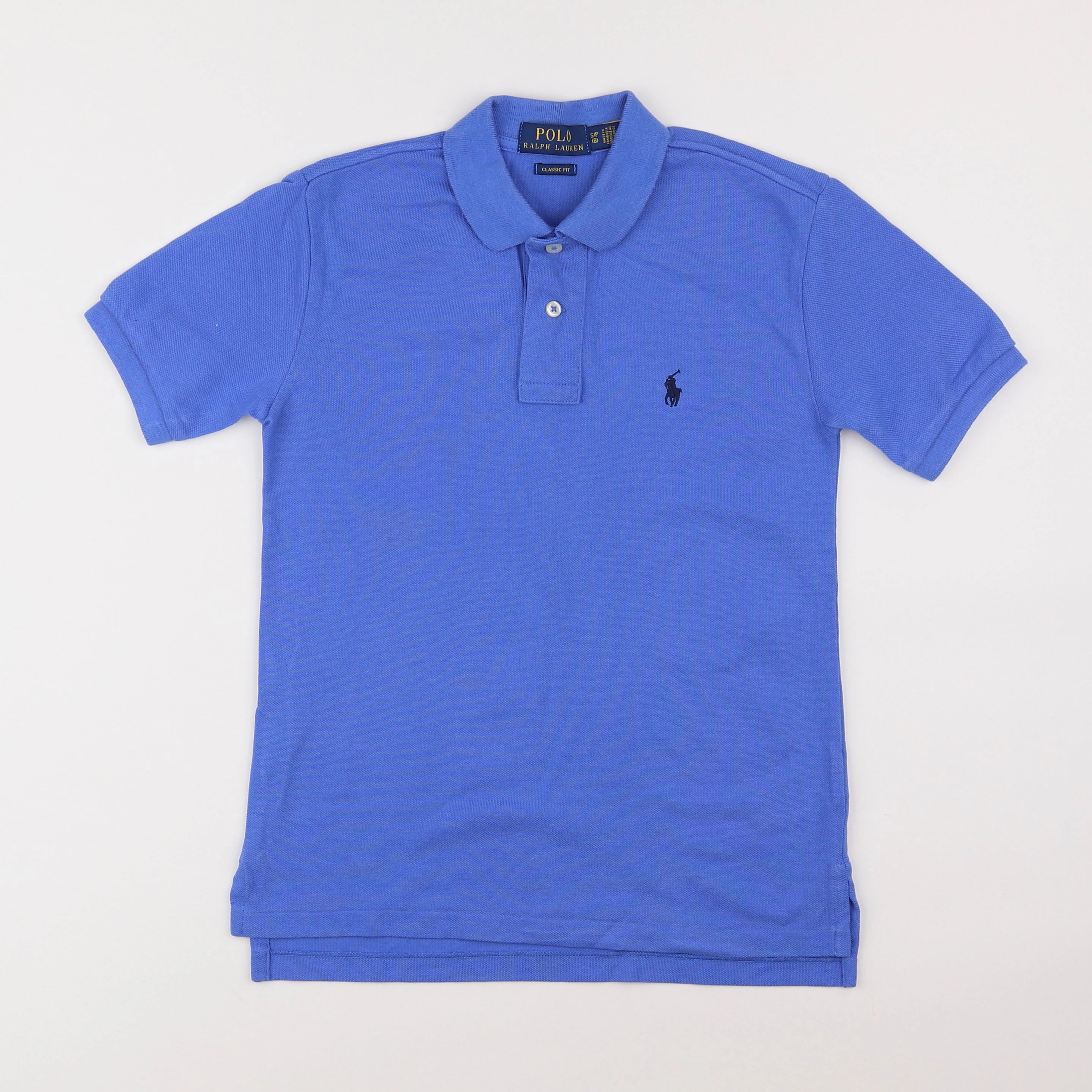 Ralph Lauren - polo bleu - 8 ans