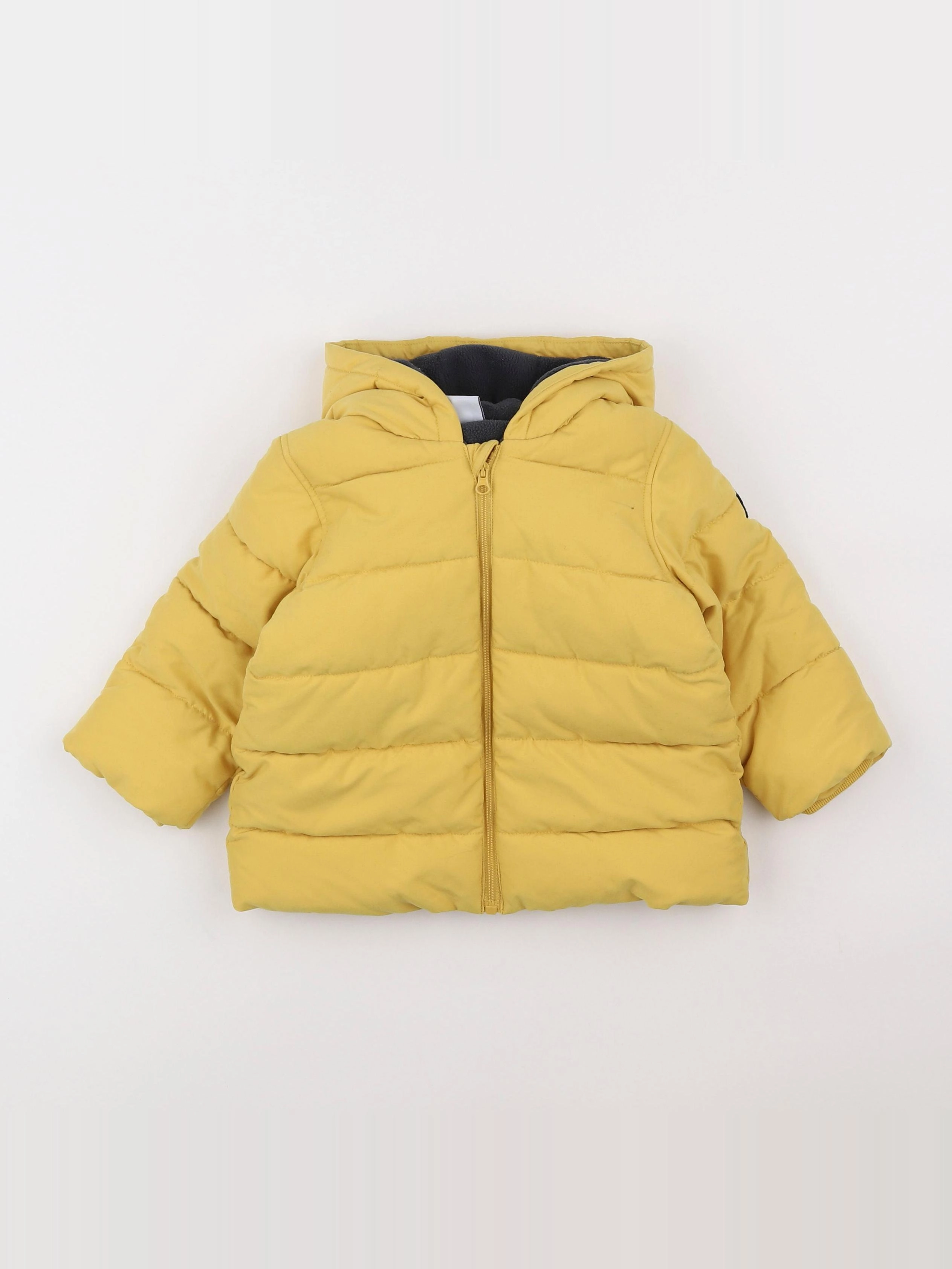 Petit Bateau - doudoune jaune - 18 mois