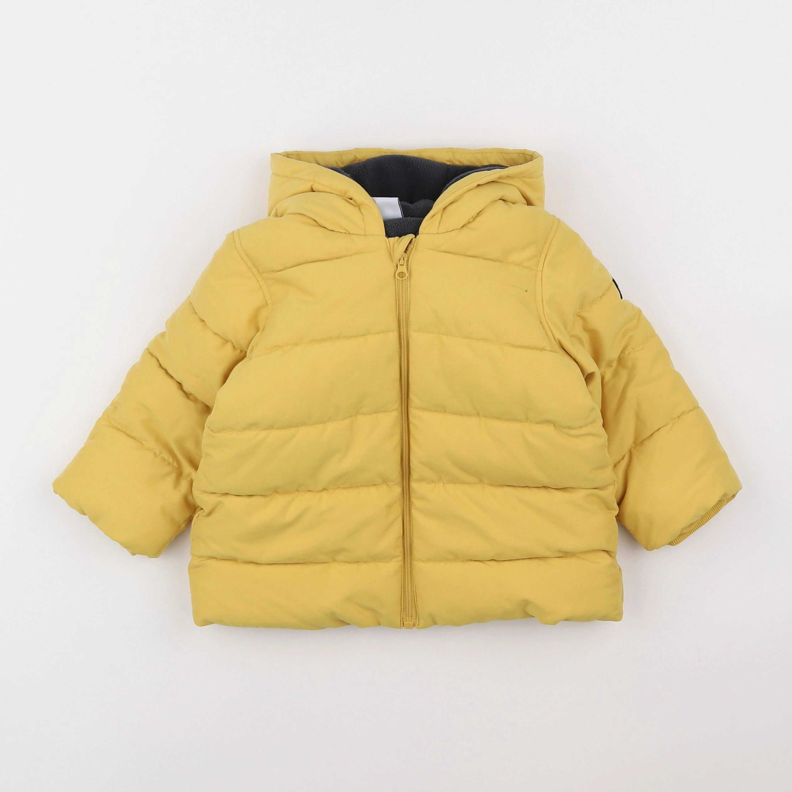Petit Bateau - doudoune jaune - 18 mois