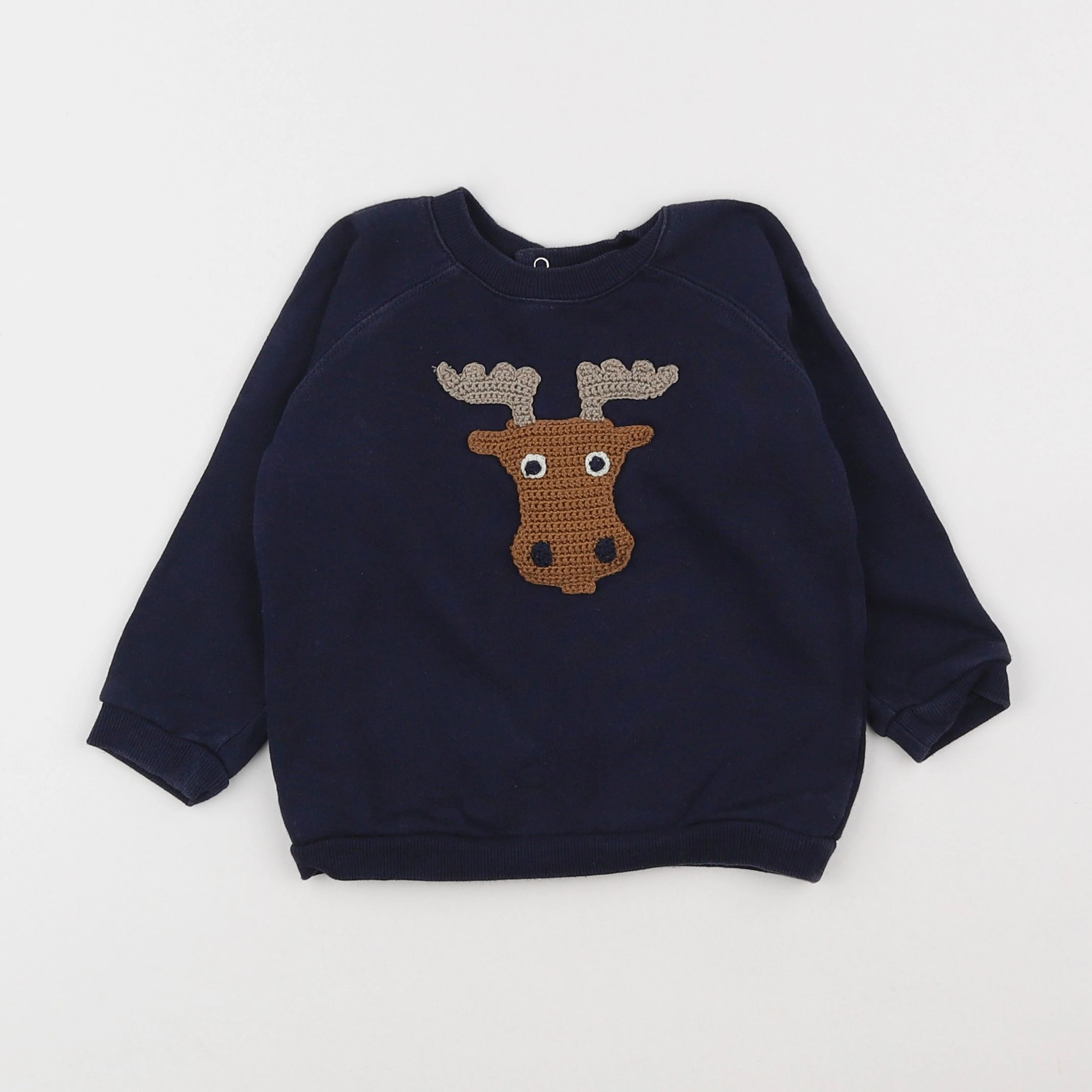 Boutchou - sweat bleu - 2 ans