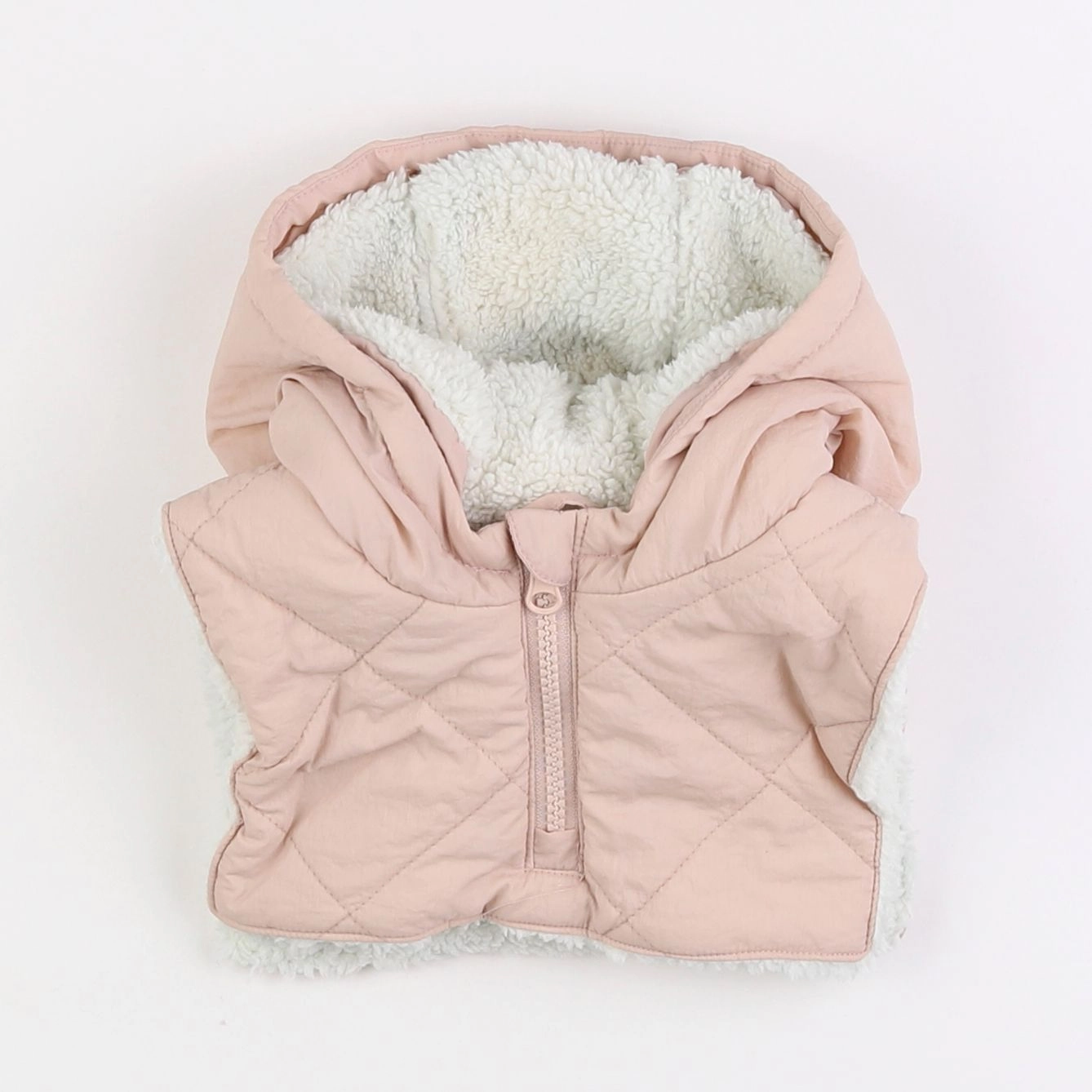 Vertbaudet - cagoule rose - 18 mois