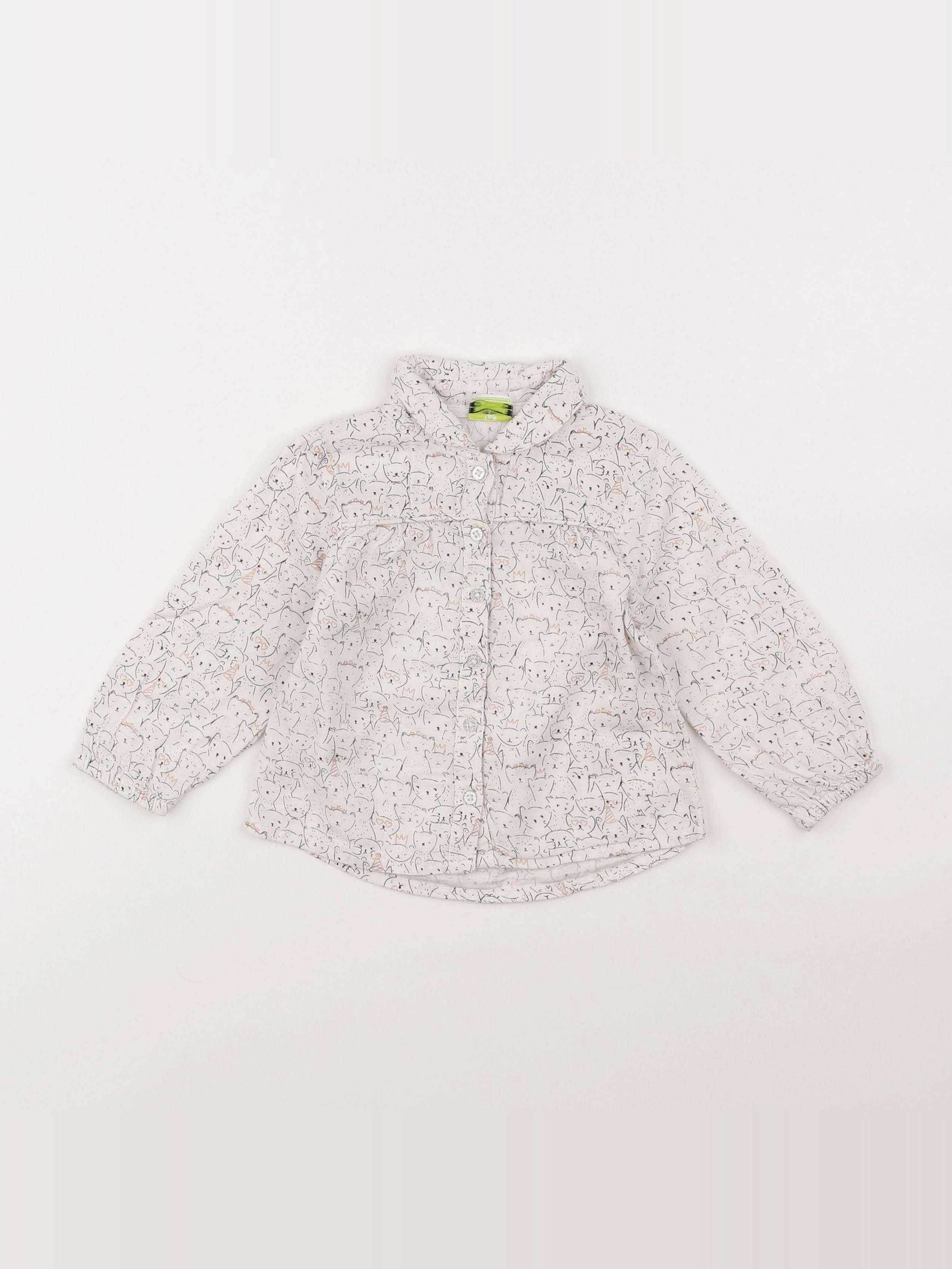 Tape à l'oeil - chemise beige - 18 mois