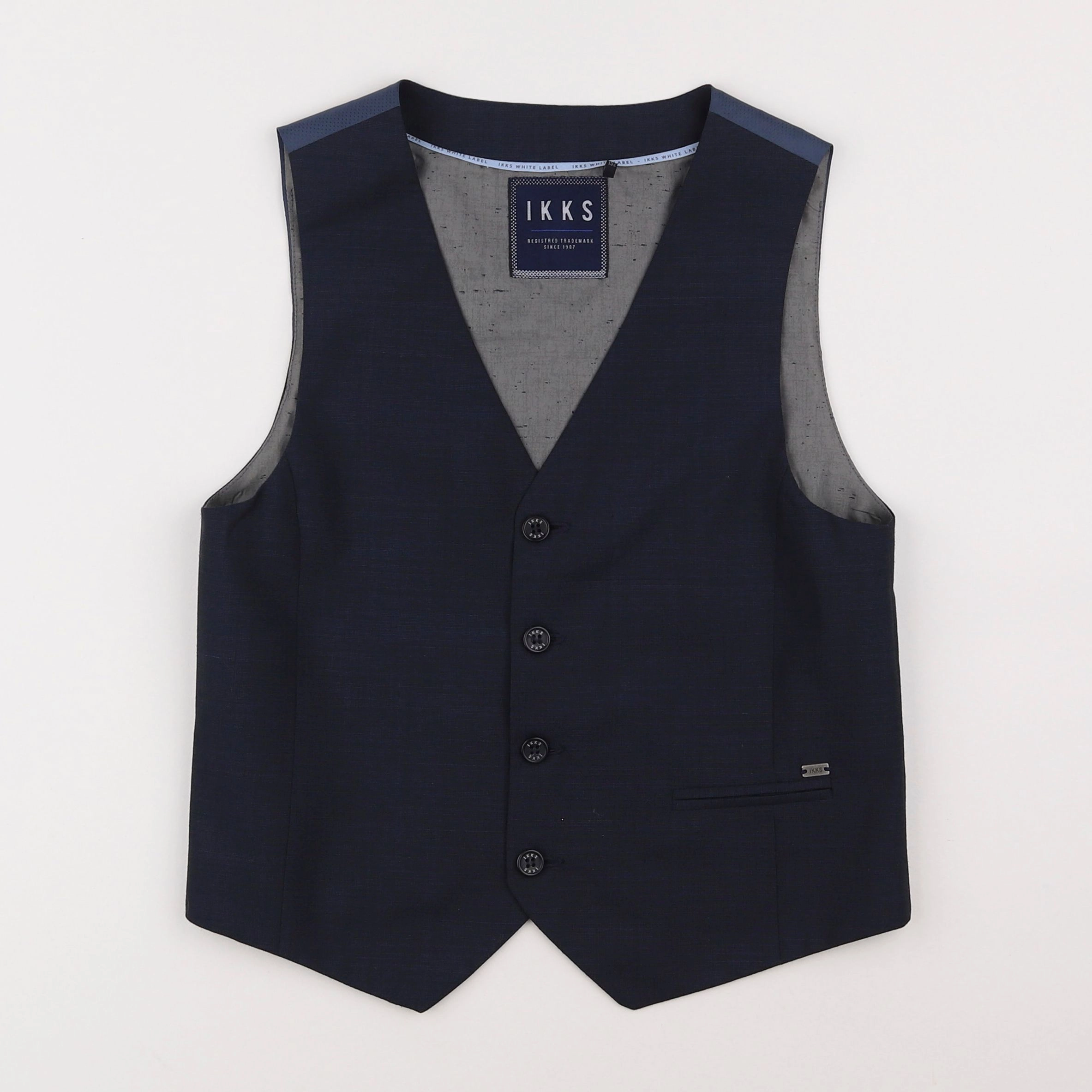 IKKS - gilet bleu - 12 ans