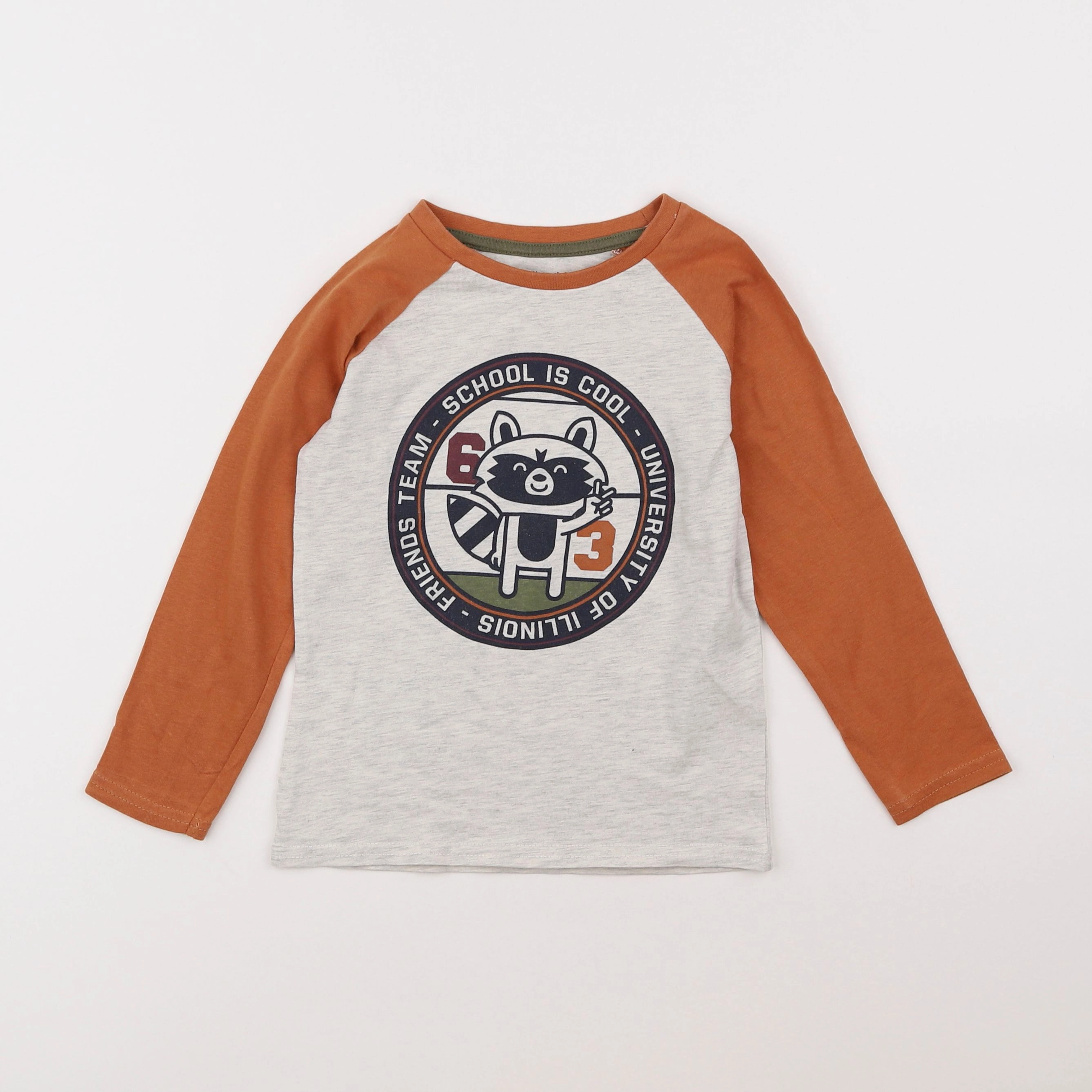 Vertbaudet - tee-shirt gris - 5 ans