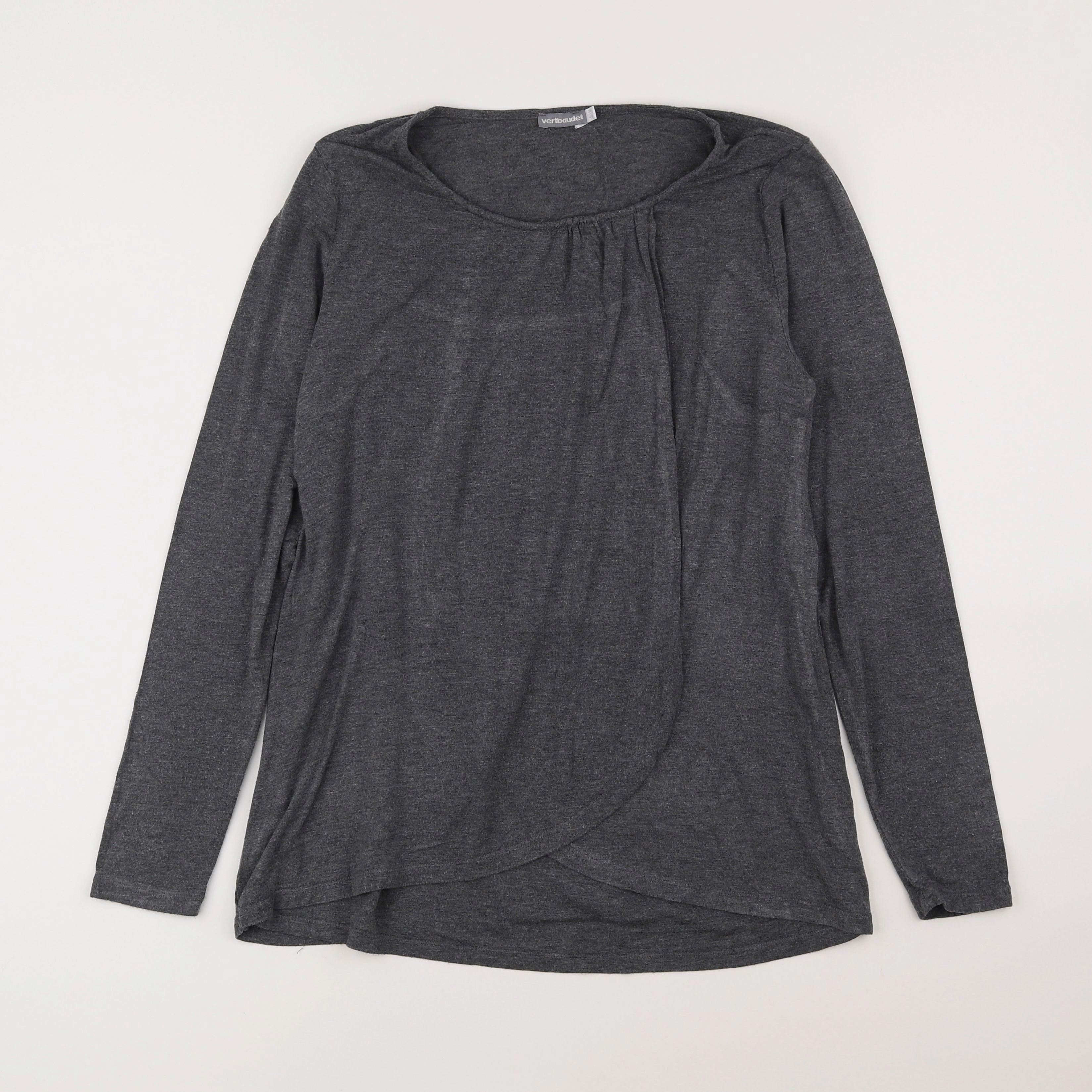 Vertbaudet - tee-shirt allaitement gris - 38 à 40