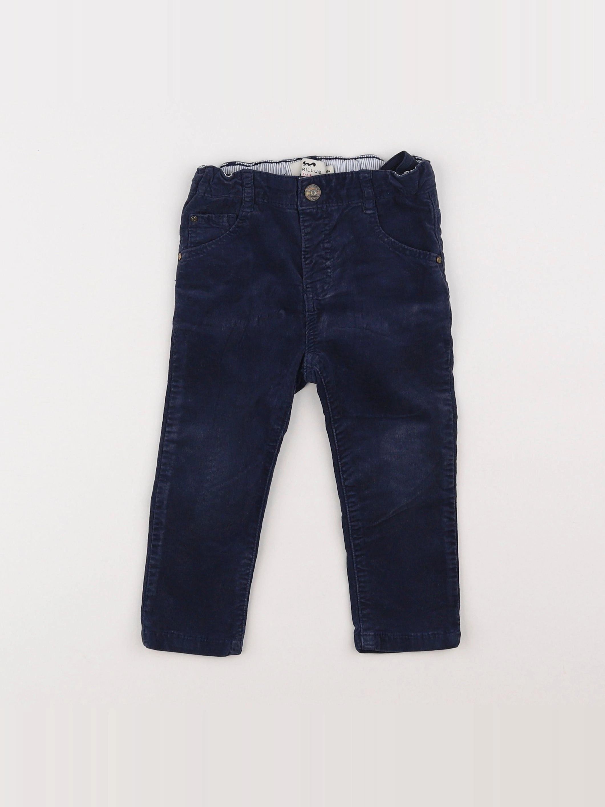 Cyrillus - pantalon bleu - 18 mois