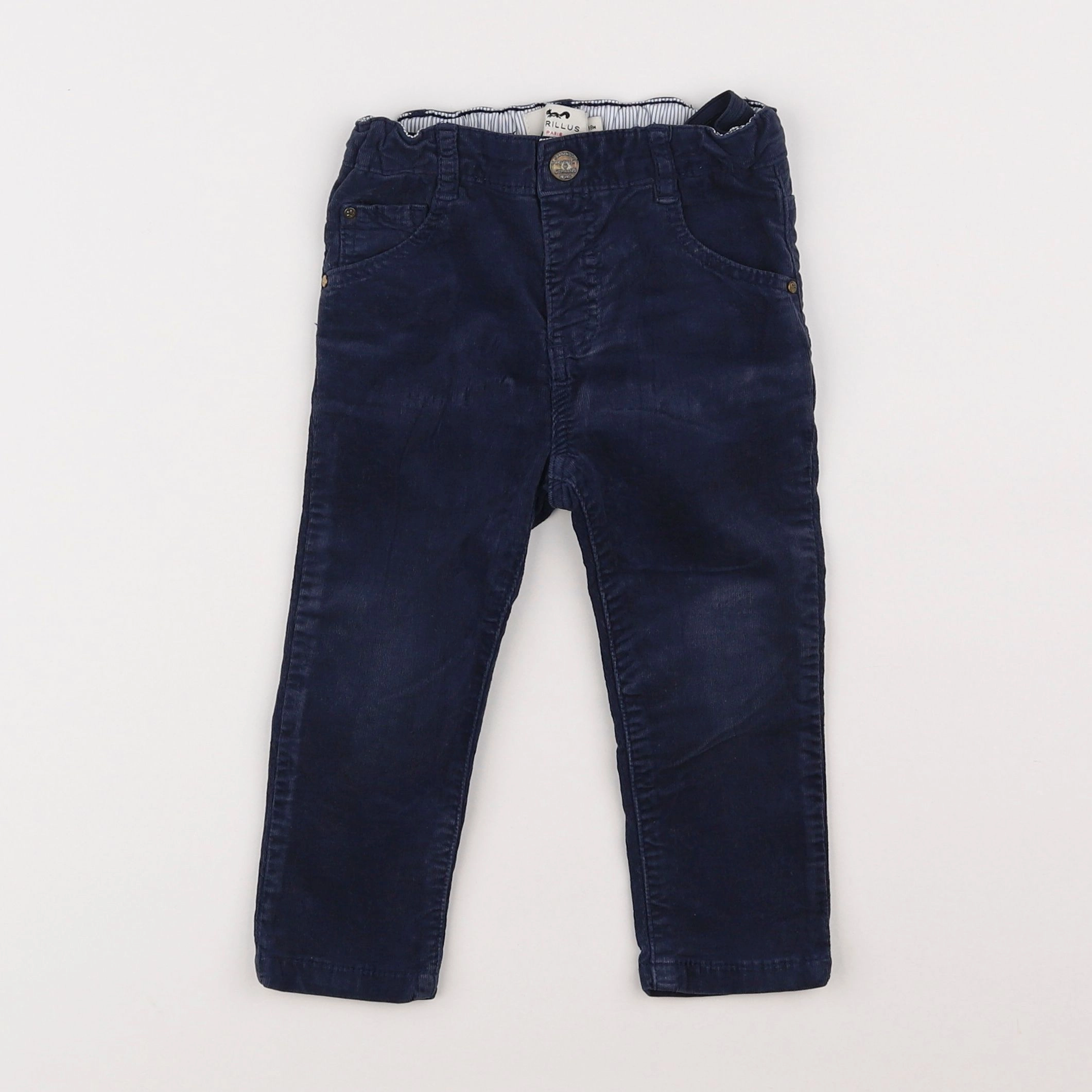 Cyrillus - pantalon bleu - 18 mois