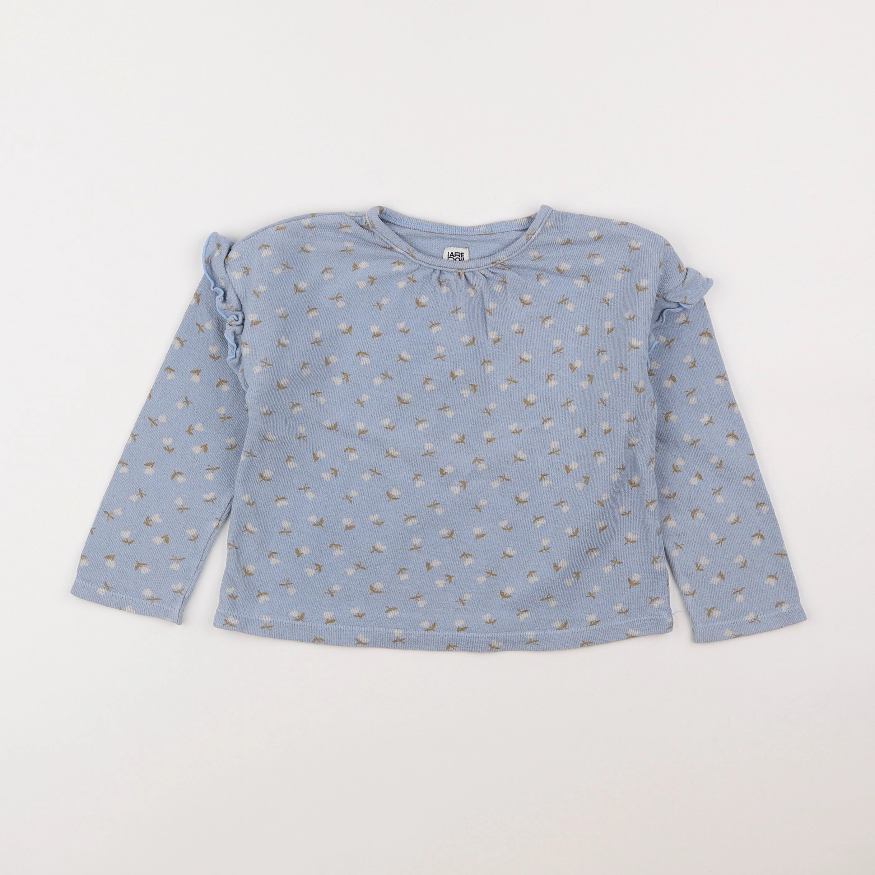 La Redoute - tee-shirt bleu - 4 ans