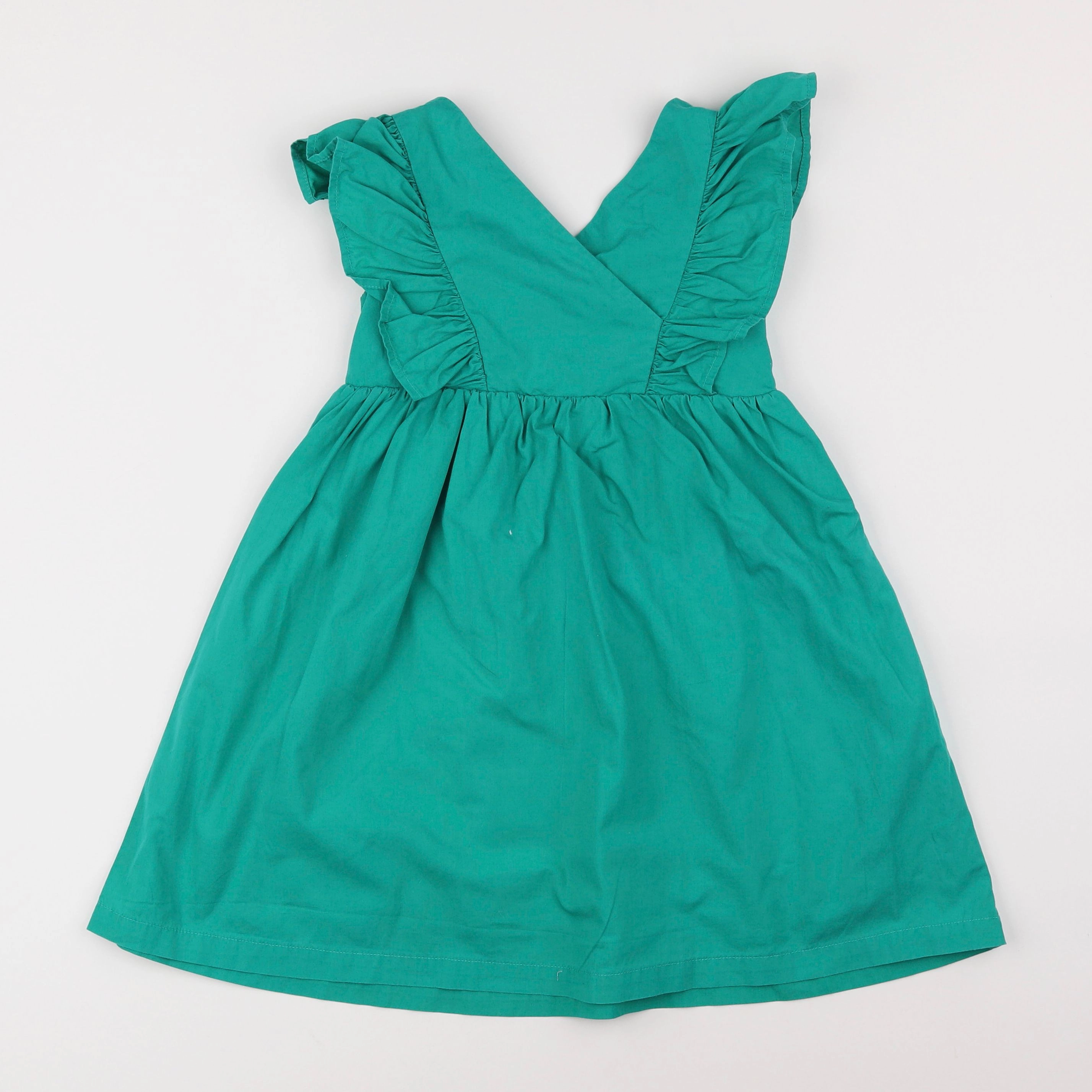 Vertbaudet - robe vert - 5 ans