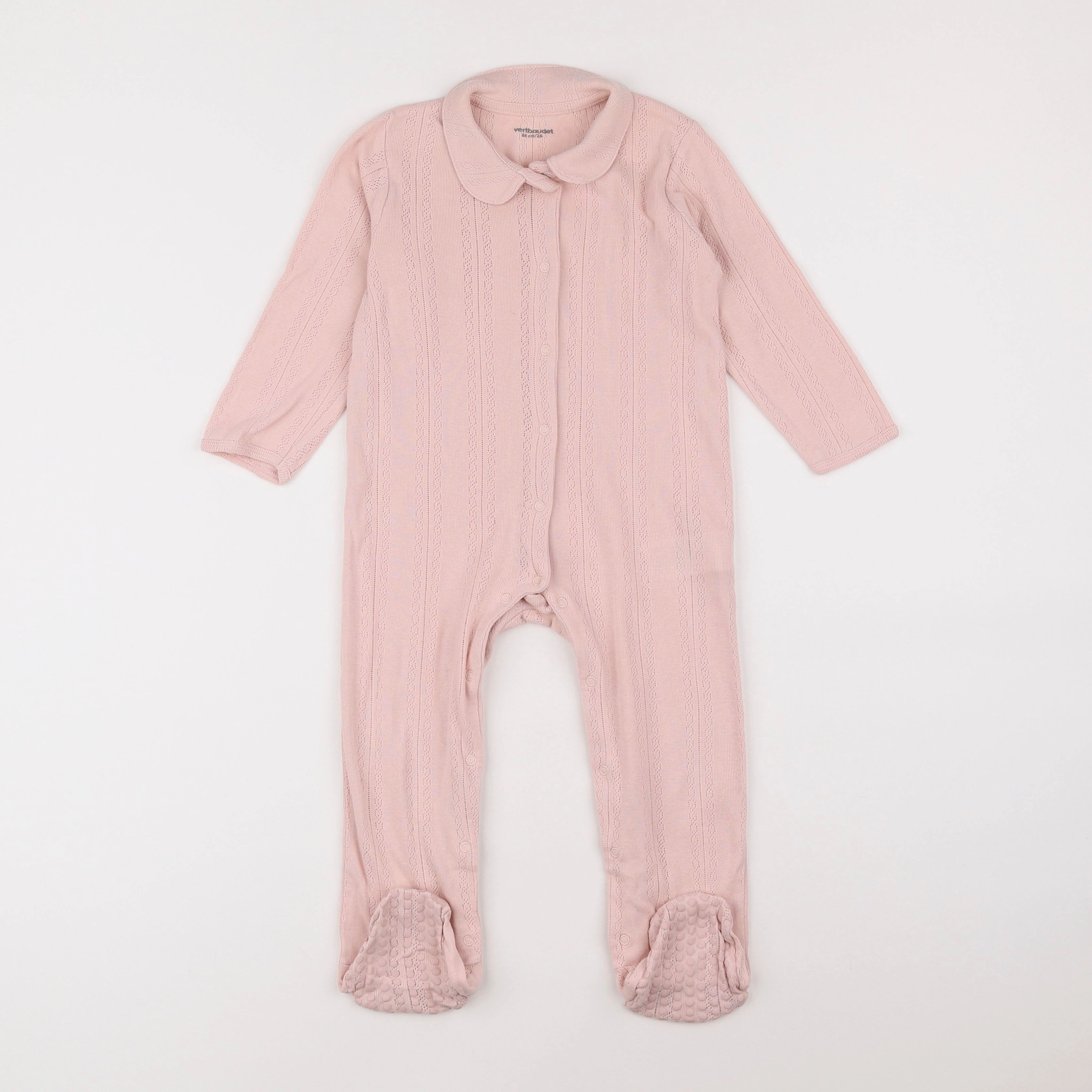 Vertbaudet - pyjama coton rose - 2 ans