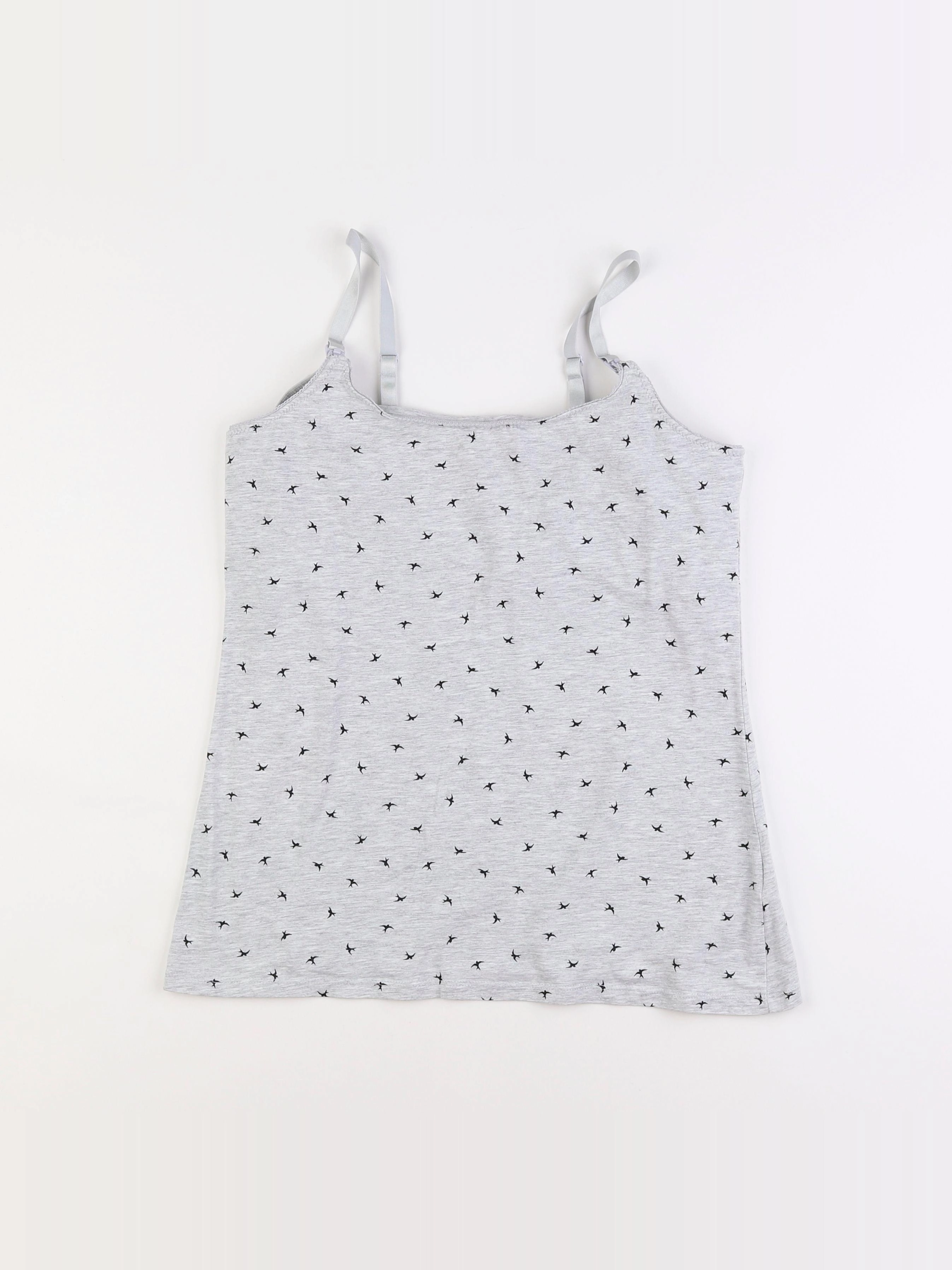 H&M - débardeur grossesse gris - 38 à 40