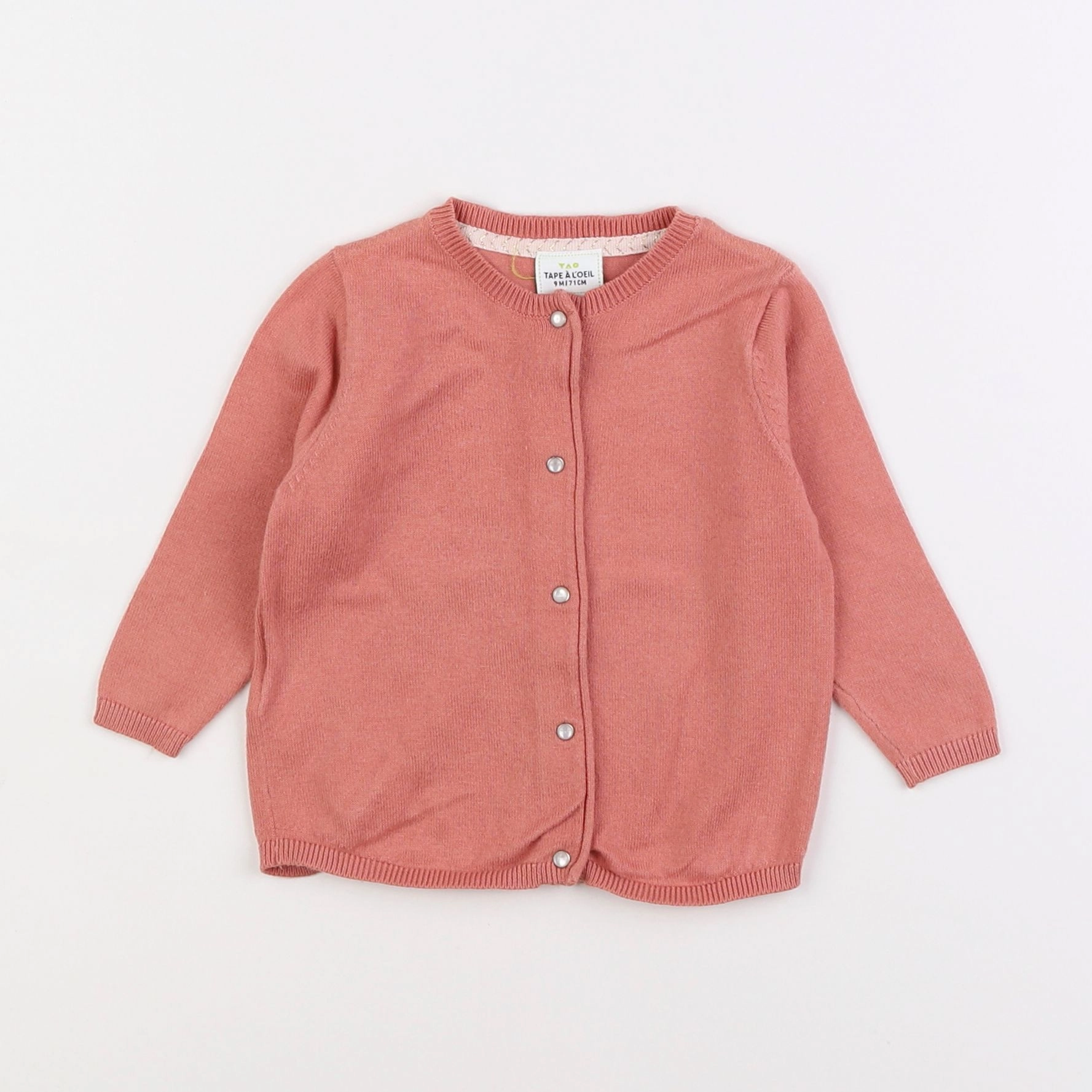 Tape à l'oeil - gilet rose - 9 mois