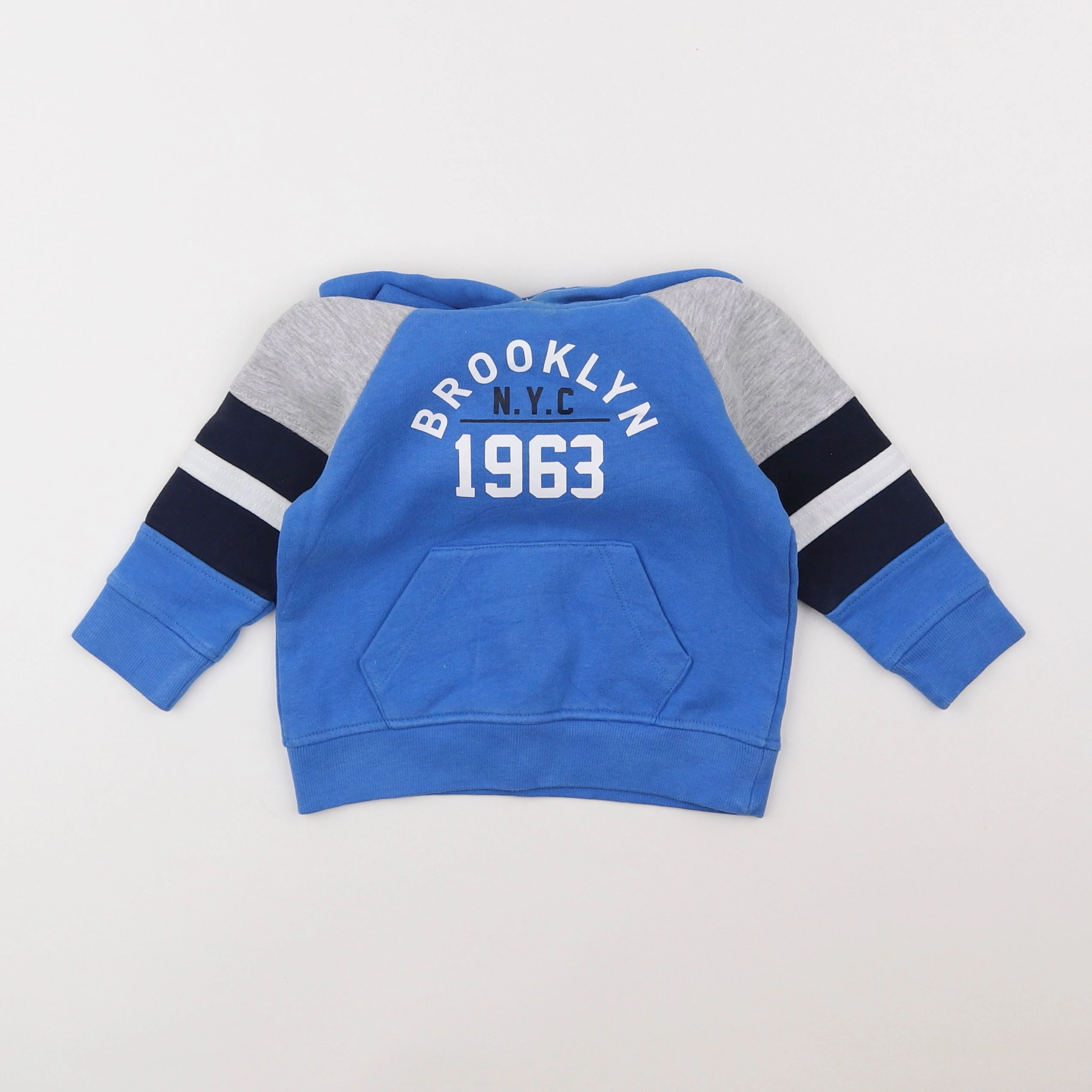 Vertbaudet - sweat bleu - 2 ans