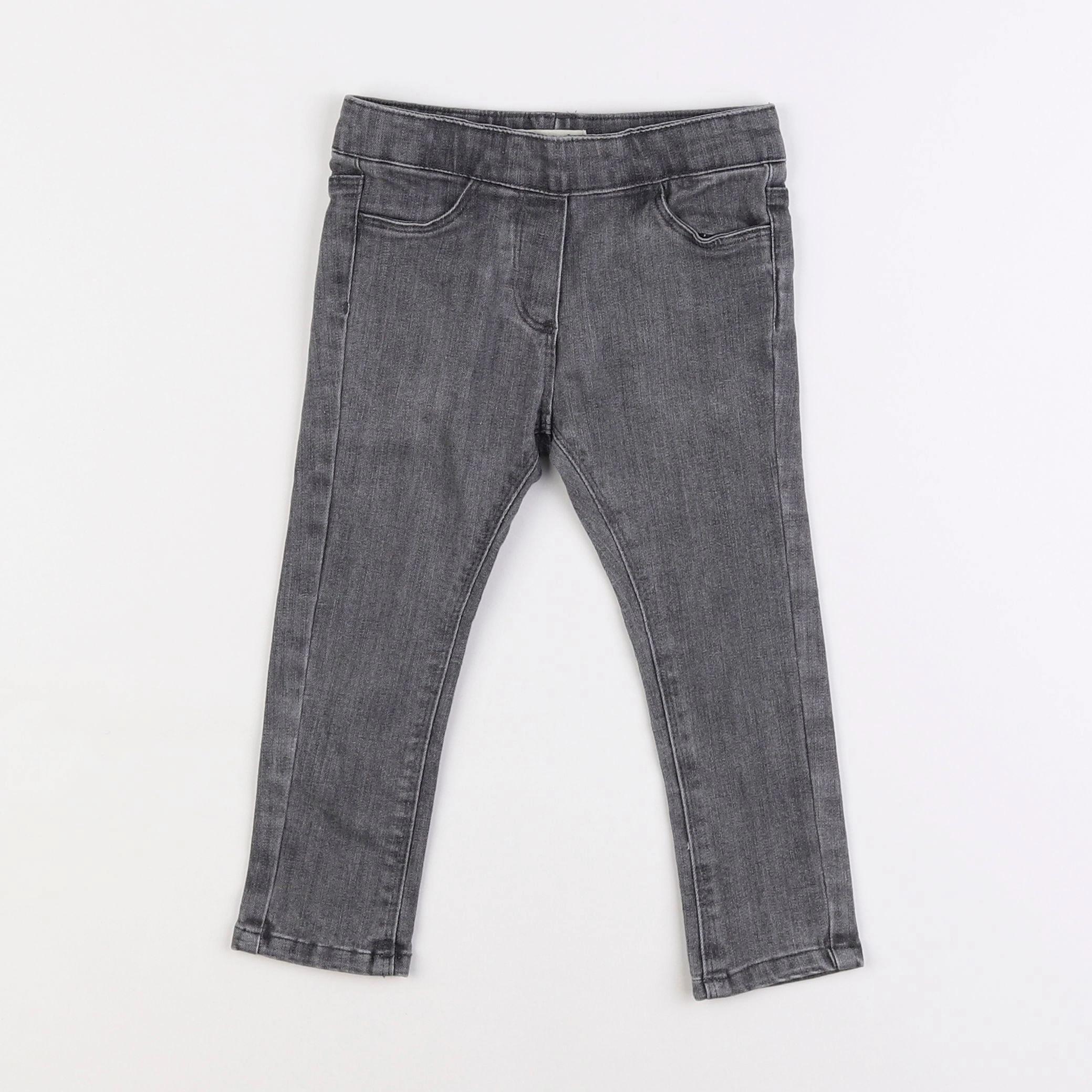 Vertbaudet - jegging gris - 2 ans